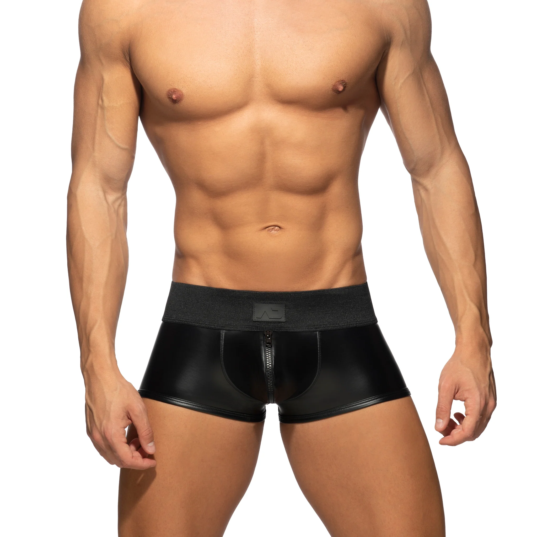 AD Fetish Allover Zip Rub Trunk Black ADF139 - Image 2