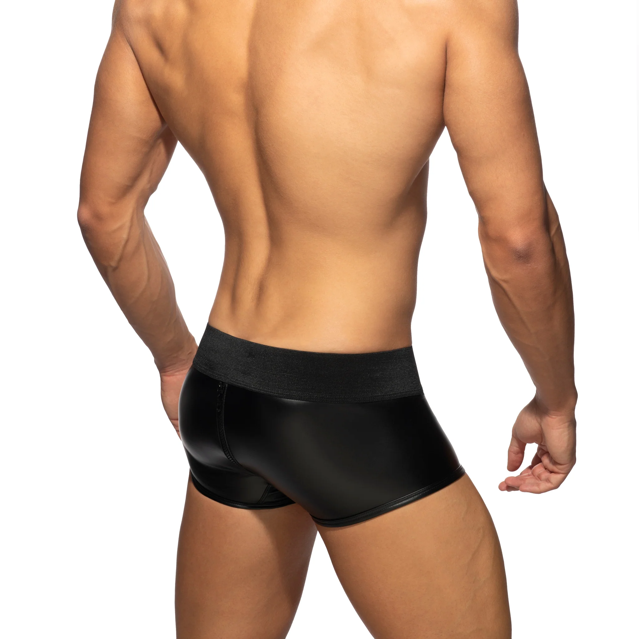 AD Fetish Allover Zip Rub Trunk Black ADF139 - Image 3
