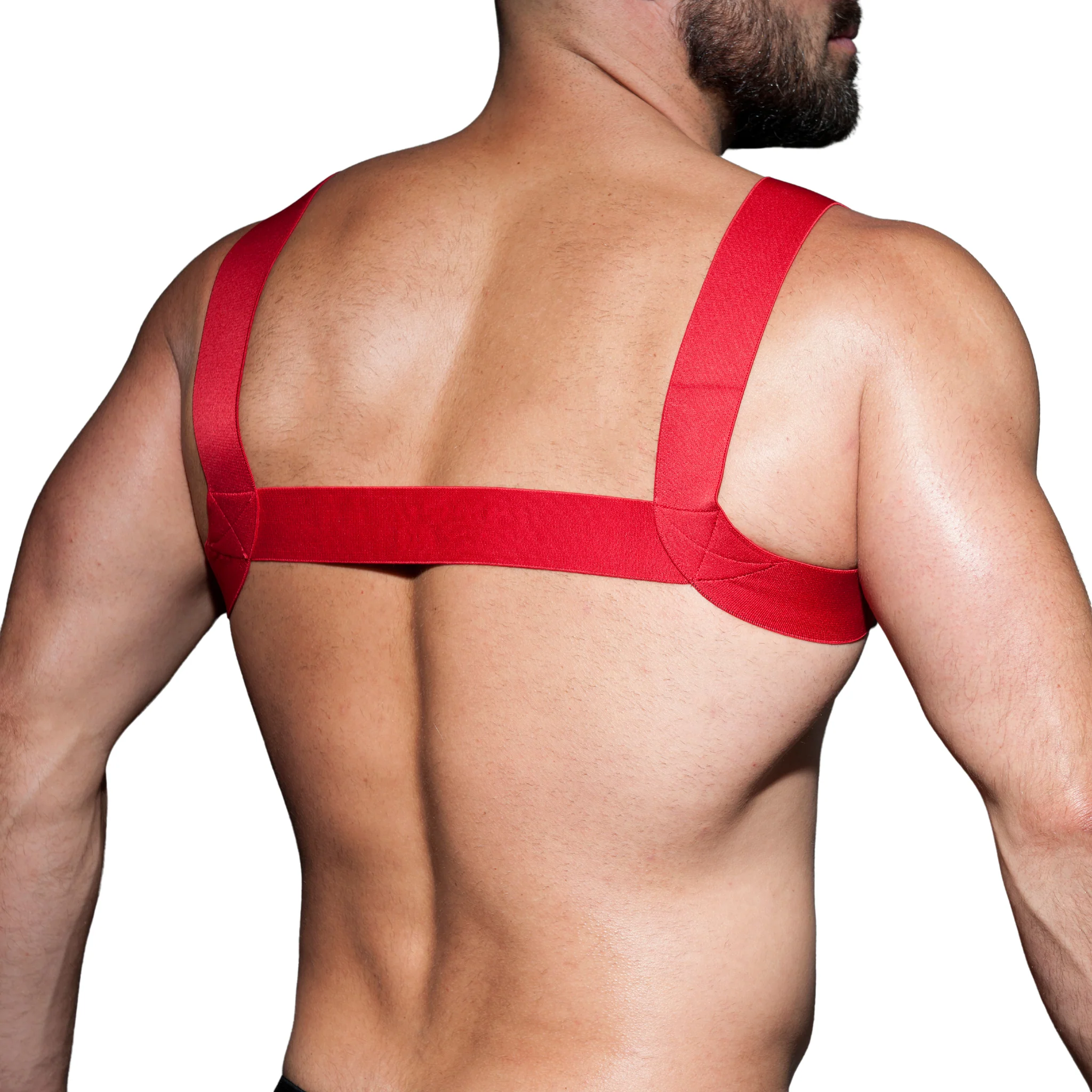 AD Fetish Basic Elastic Harness Red ADF104 - Image 3