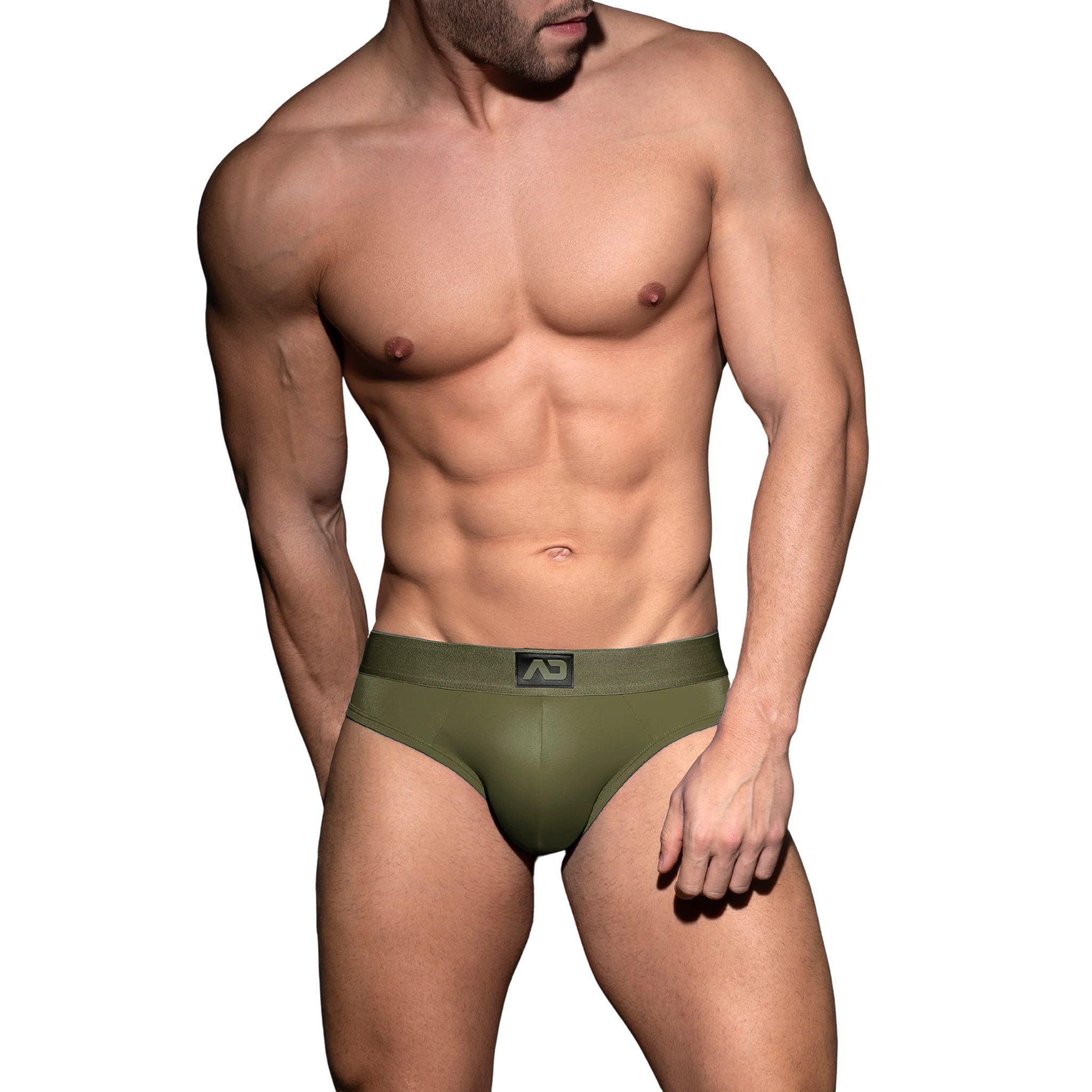 AD Fetish Bottomless Brief Khaki ADF92 - Image 2