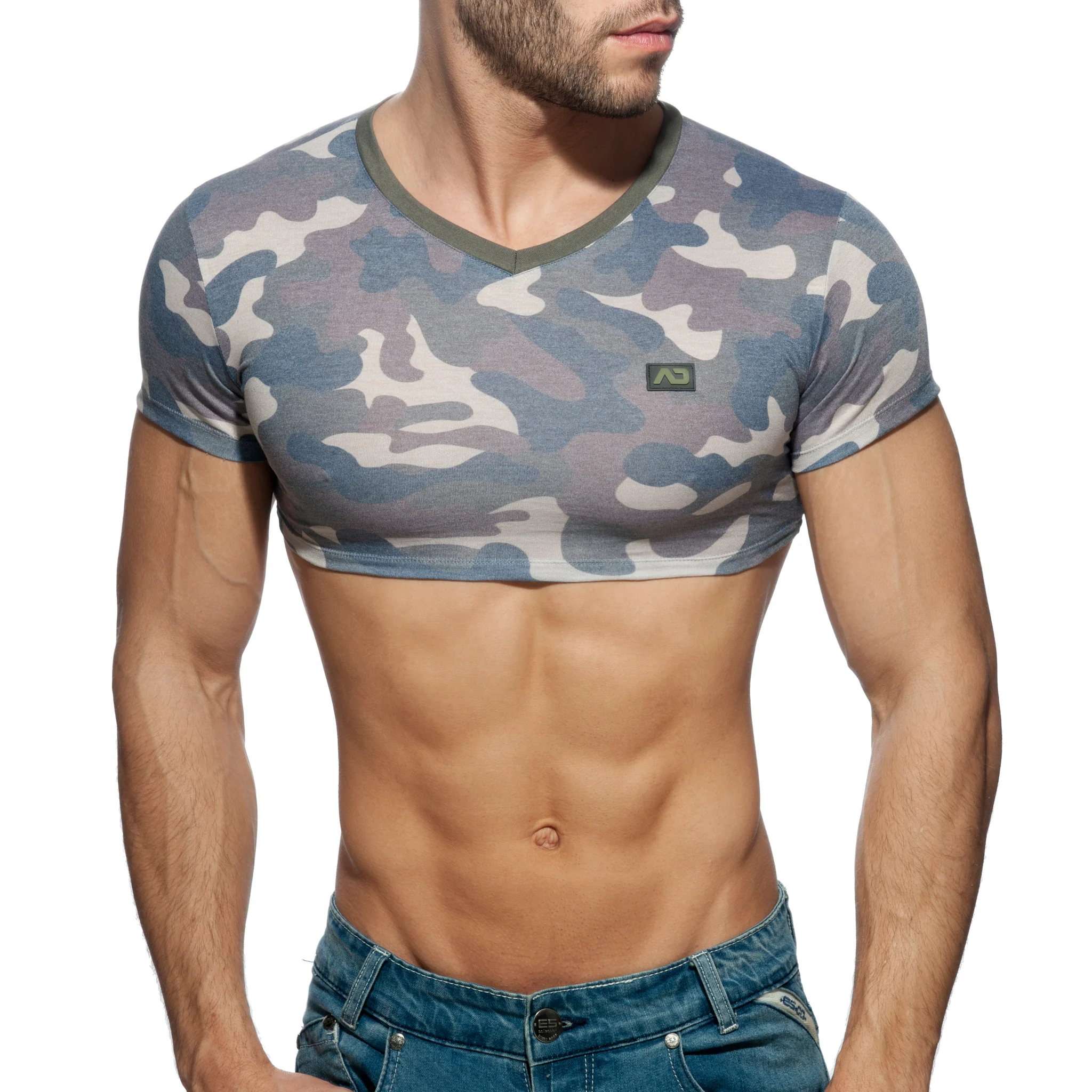 AD Fetish Camo Crop Top Camouflage AD868 - Image 2