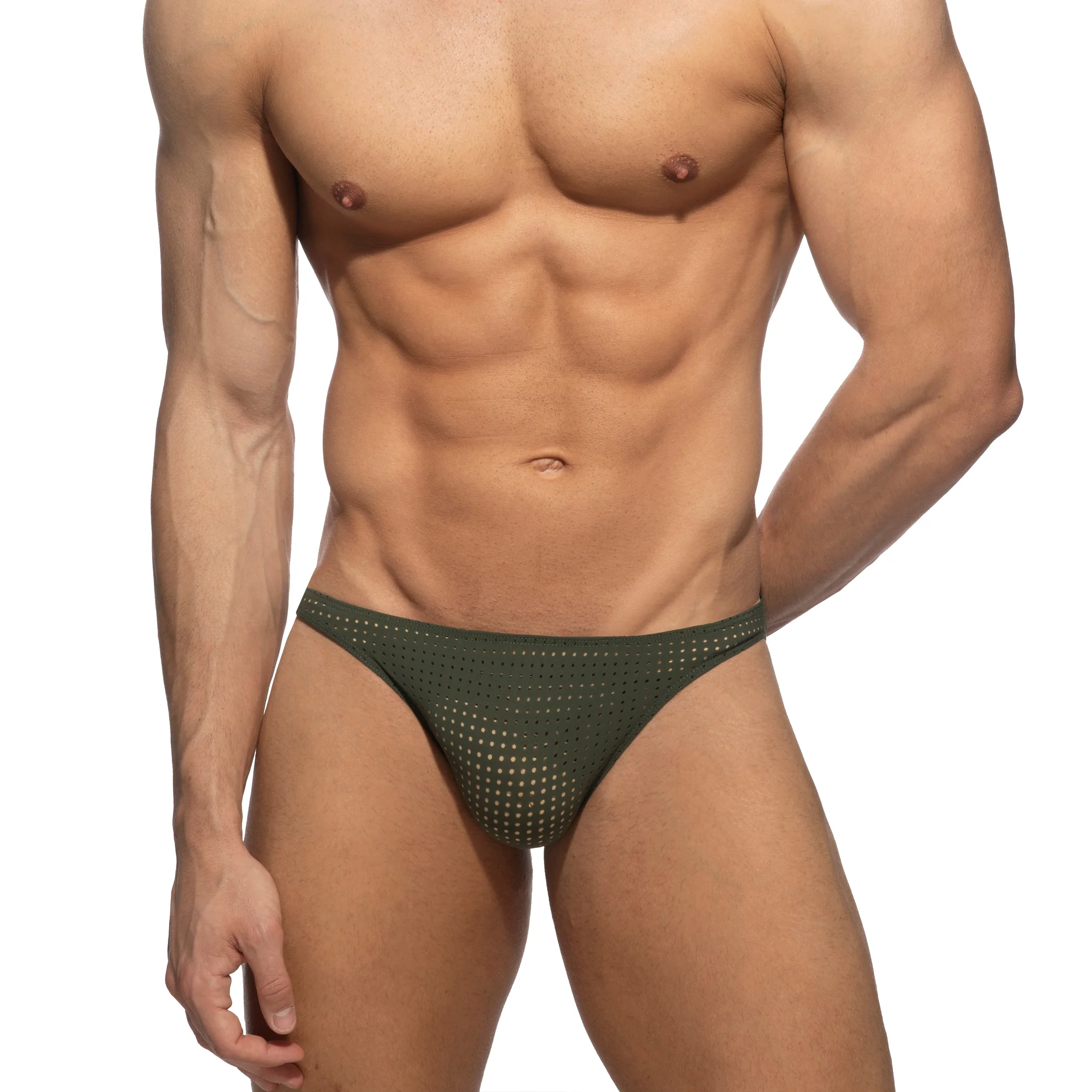 AD Fetish Excite Mesh Bikini Khaki ADF202 - Image 2