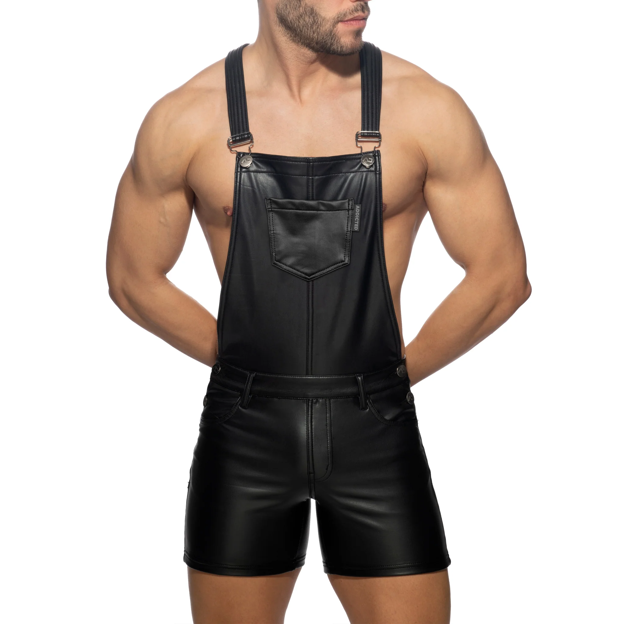 AD Fetish Overalls Black ADF175 - Image 2