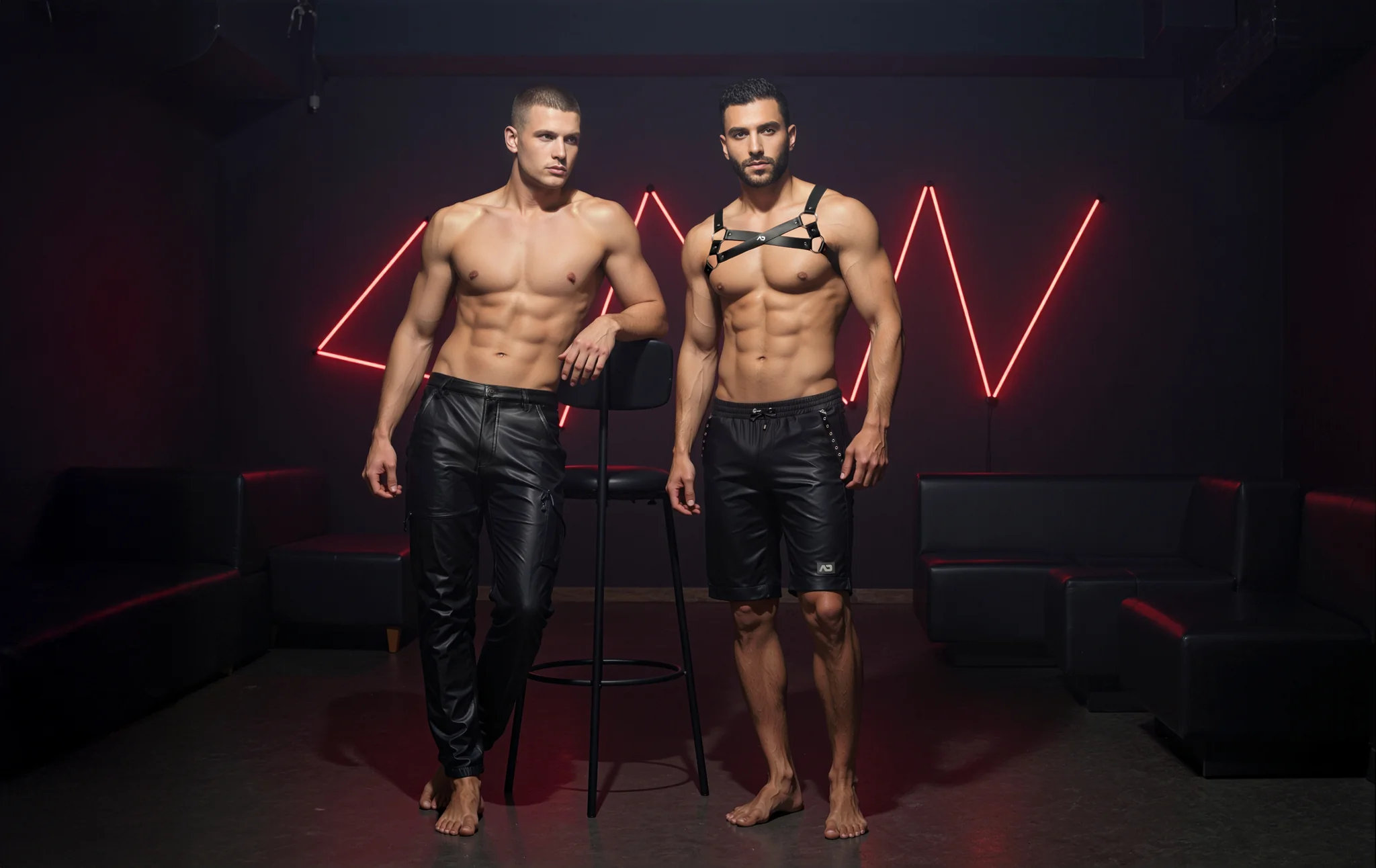 AD Fetish Fetish Rub Cargos Black ADF195 - Image 6