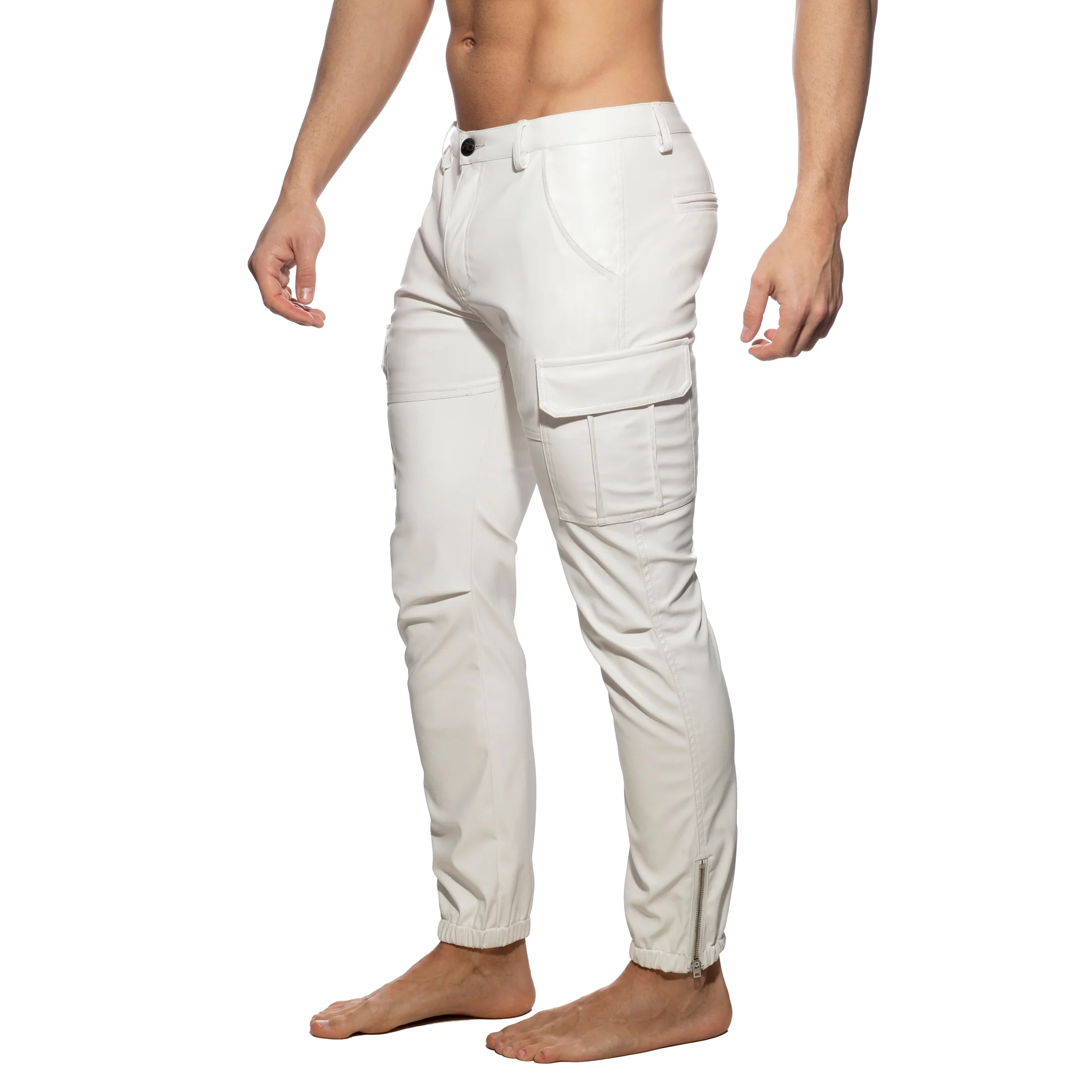 AD Fetish Fetish Rub Cargos White ADF195