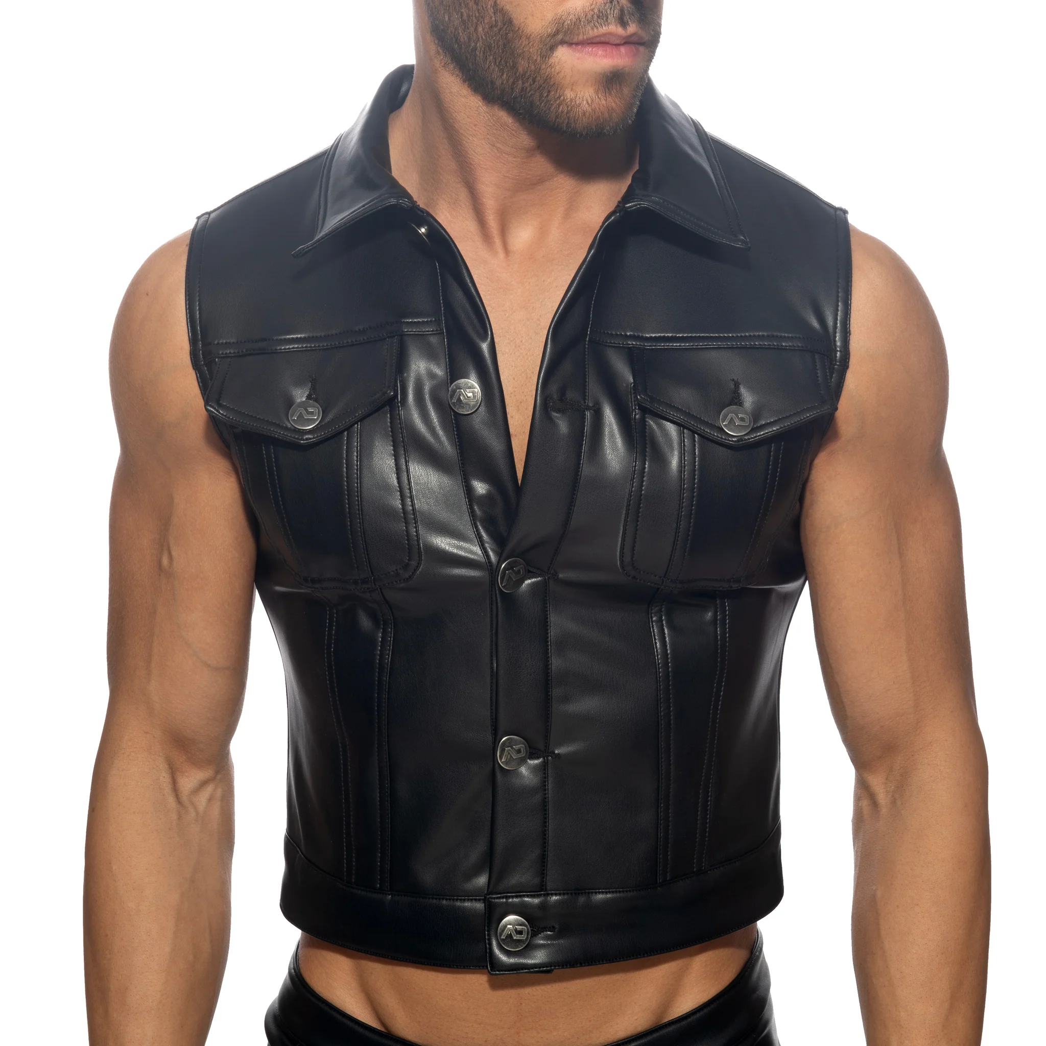 AD Fetish Fetish Rub Vest Black ADF212 - Image 2