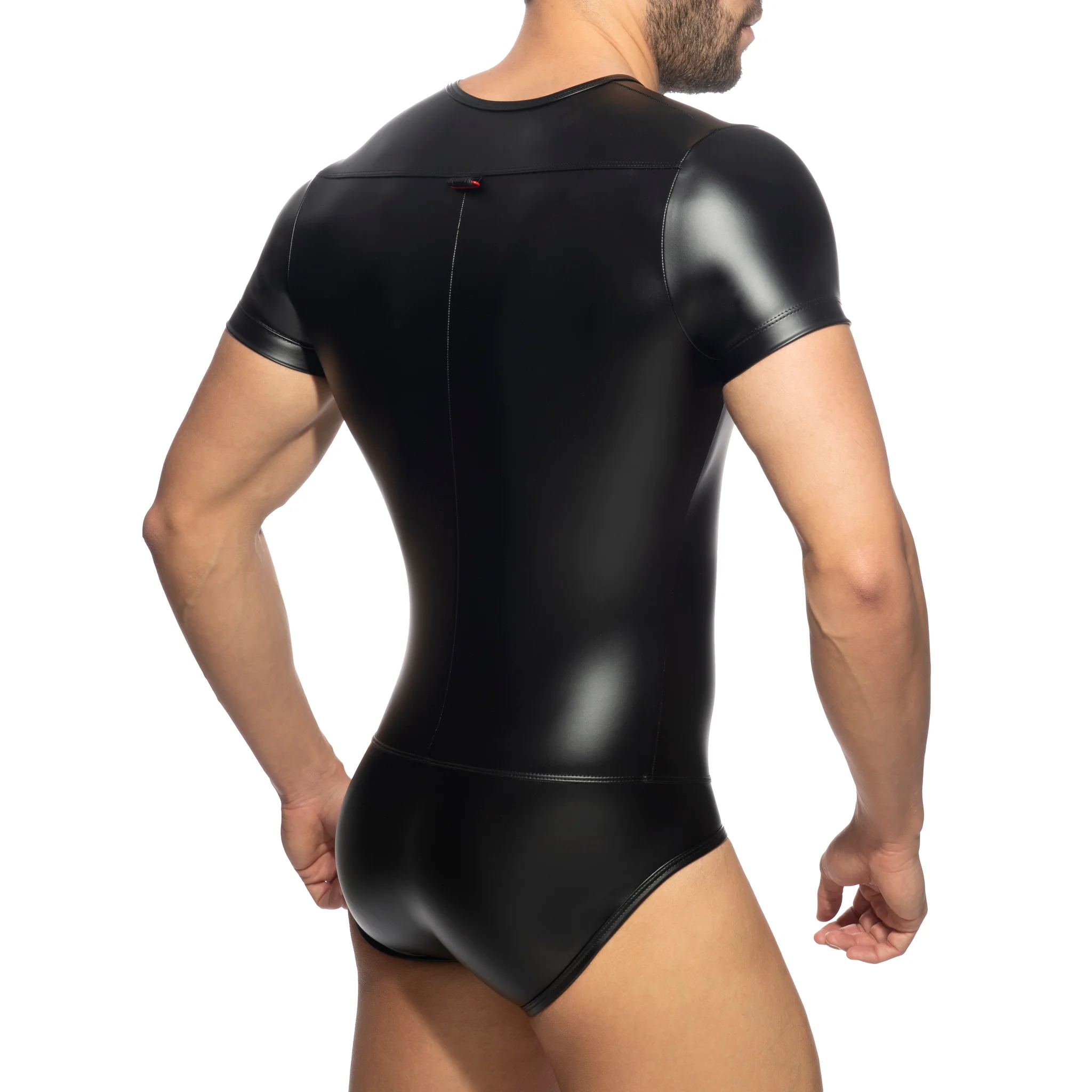 AD Fetish Front Zip Rub Body Black ADF141 - Image 3