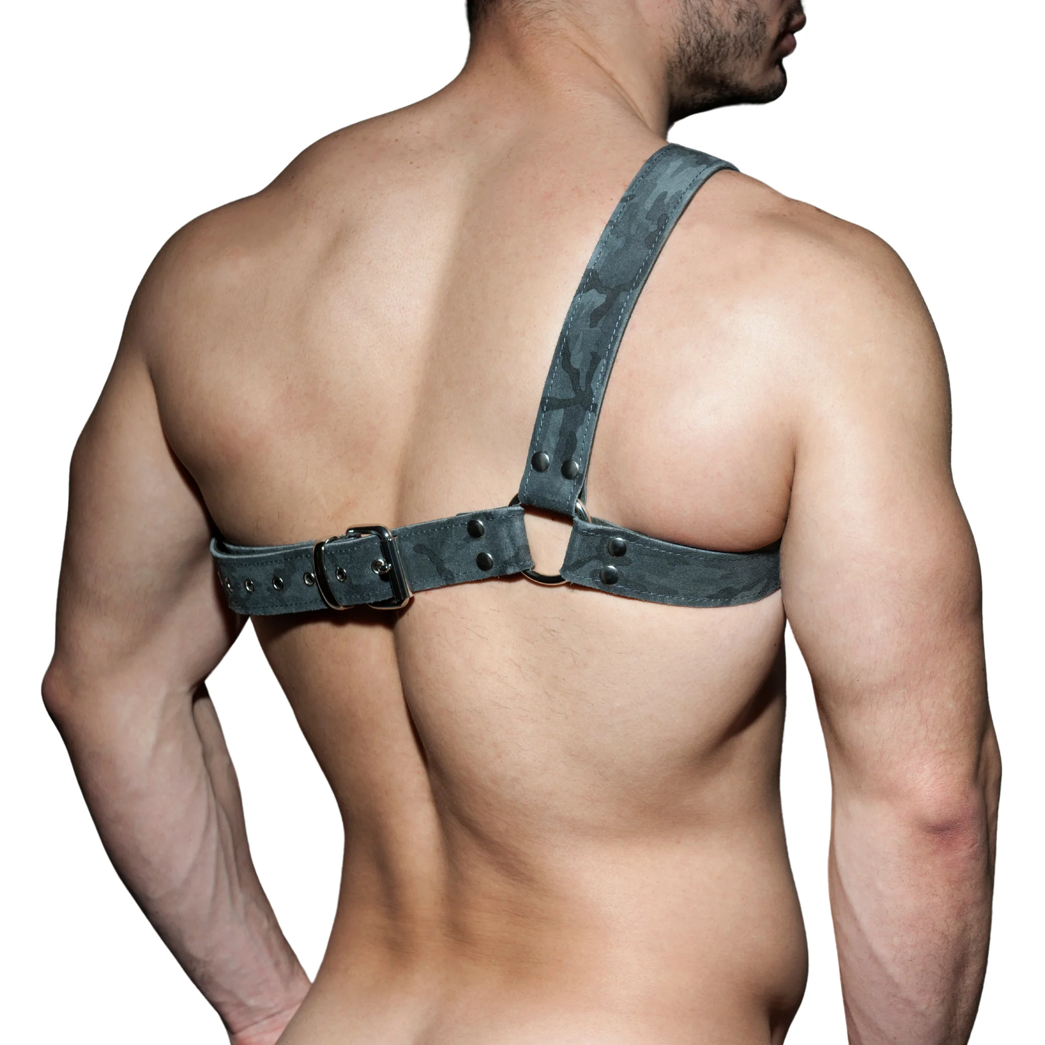 AD Fetish Gladiator Camo Harness Grey Camouflage ADF91 - Image 3