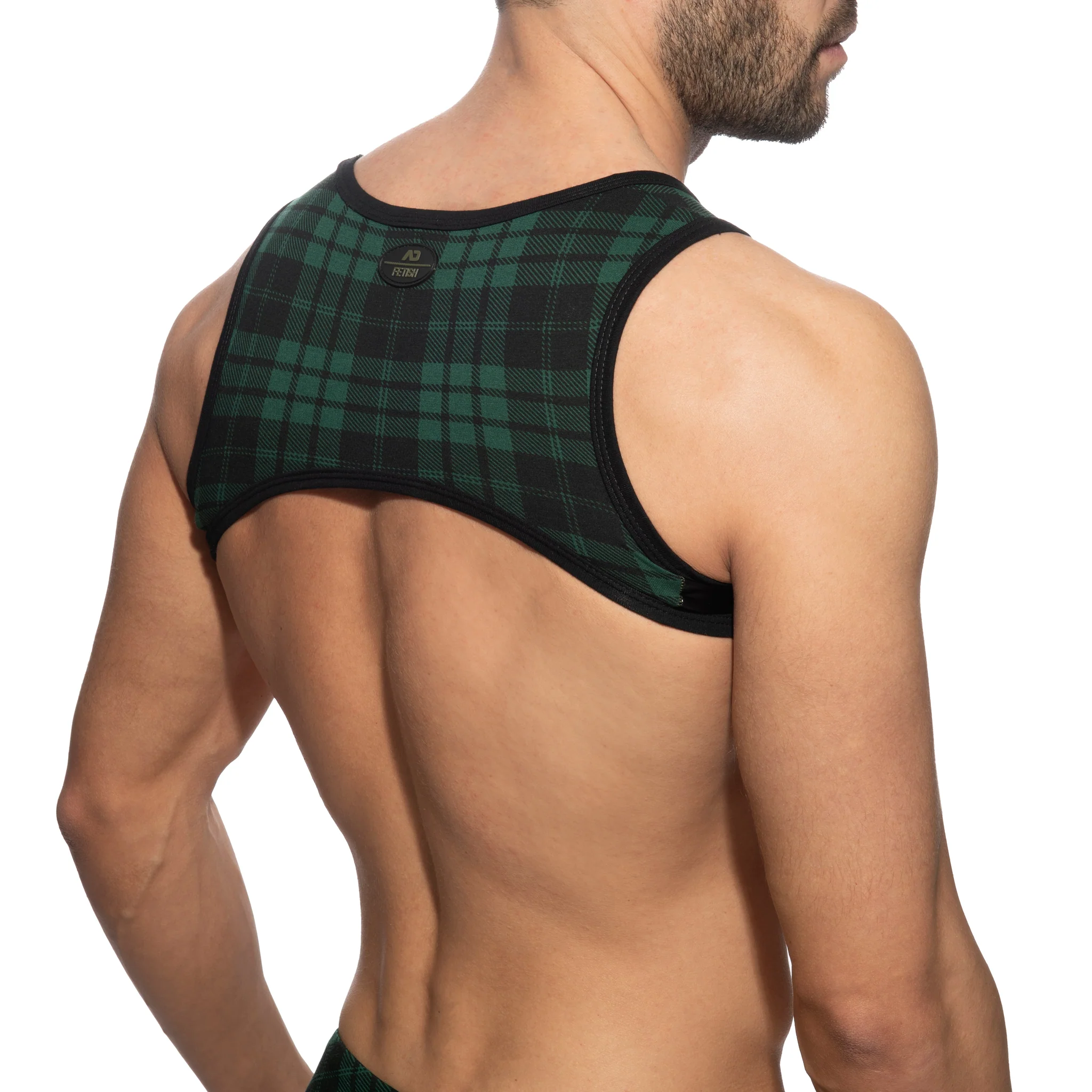 AD Fetish Laddie Ring Harness Green ADF206 - Image 3