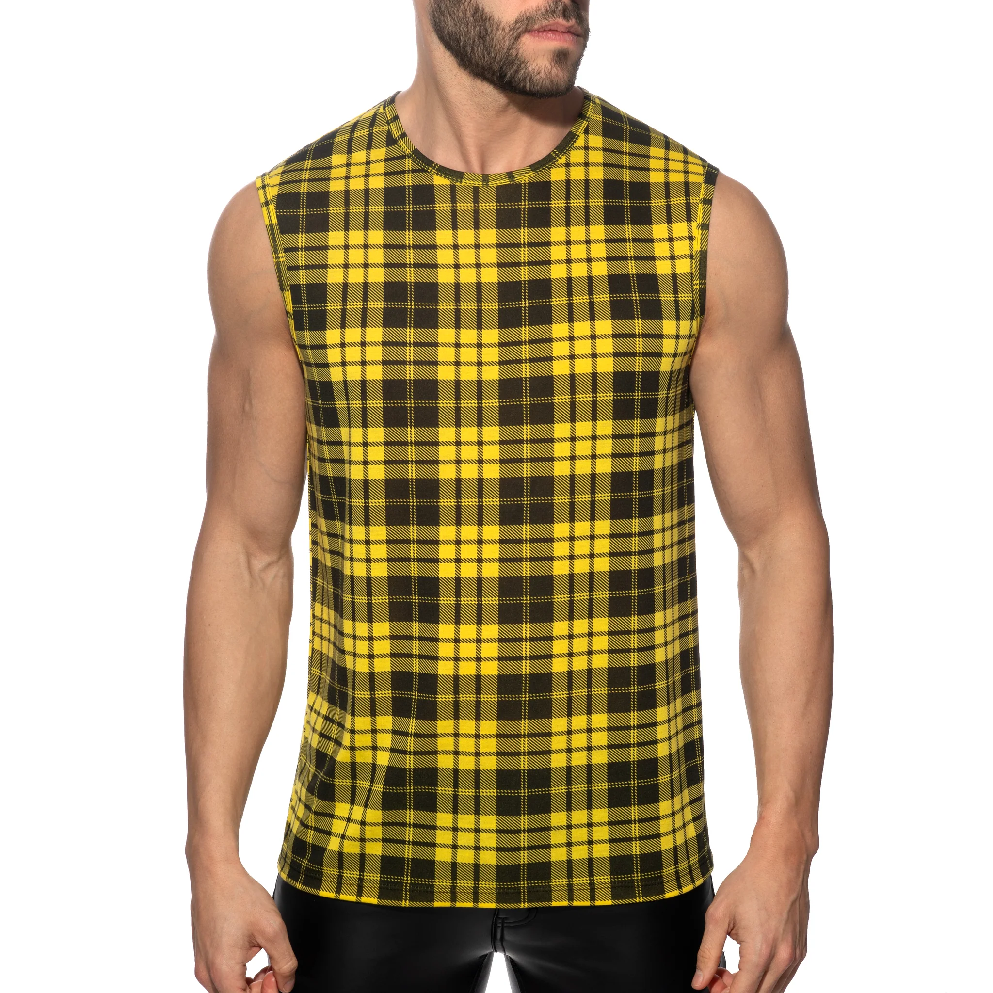AD Fetish Laddie Tank Top Yellow ADF232 - Image 2