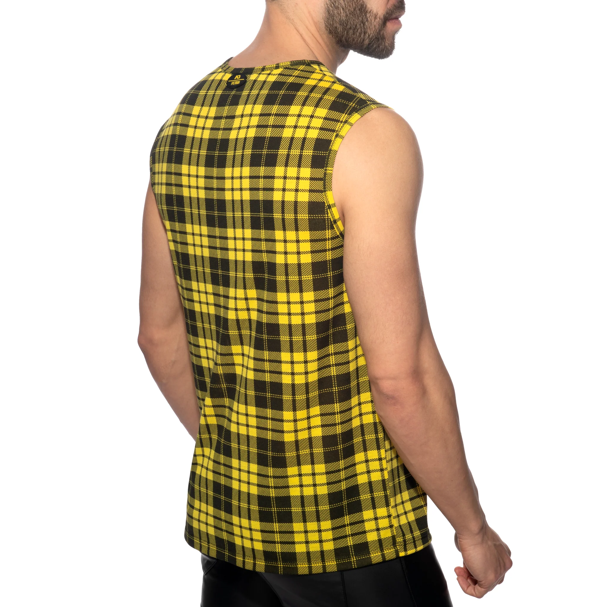 AD Fetish Laddie Tank Top Yellow ADF232 - Image 3