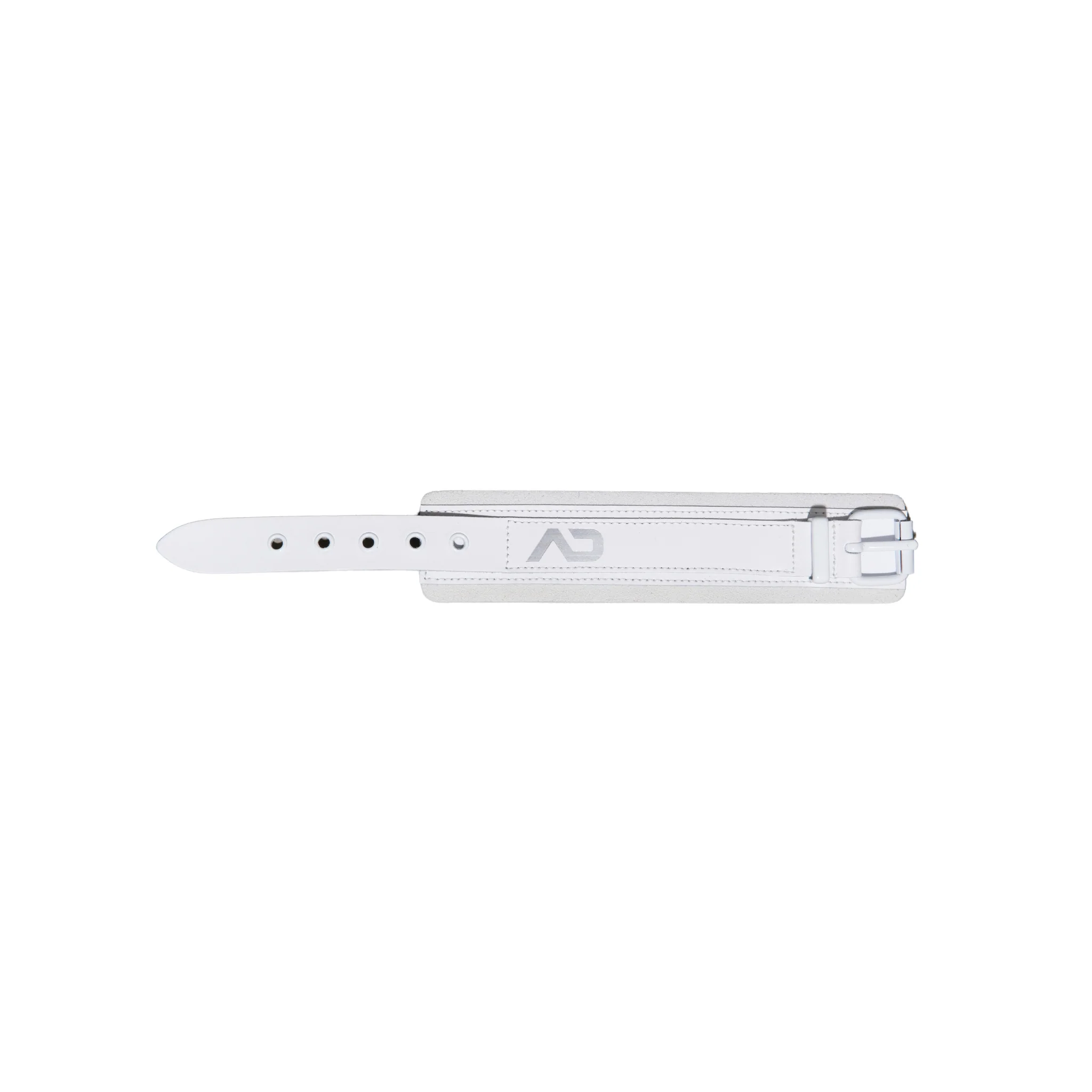 AD Fetish Leather Bracelet White ADF43 - Image 2