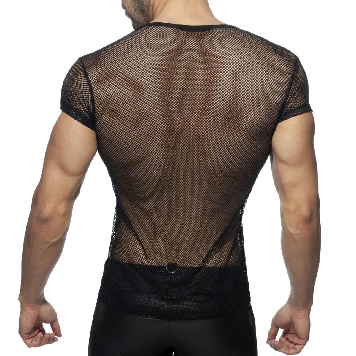 AD Fetish Mesh Mixed T-Shirt Black ADF123 - Image 3