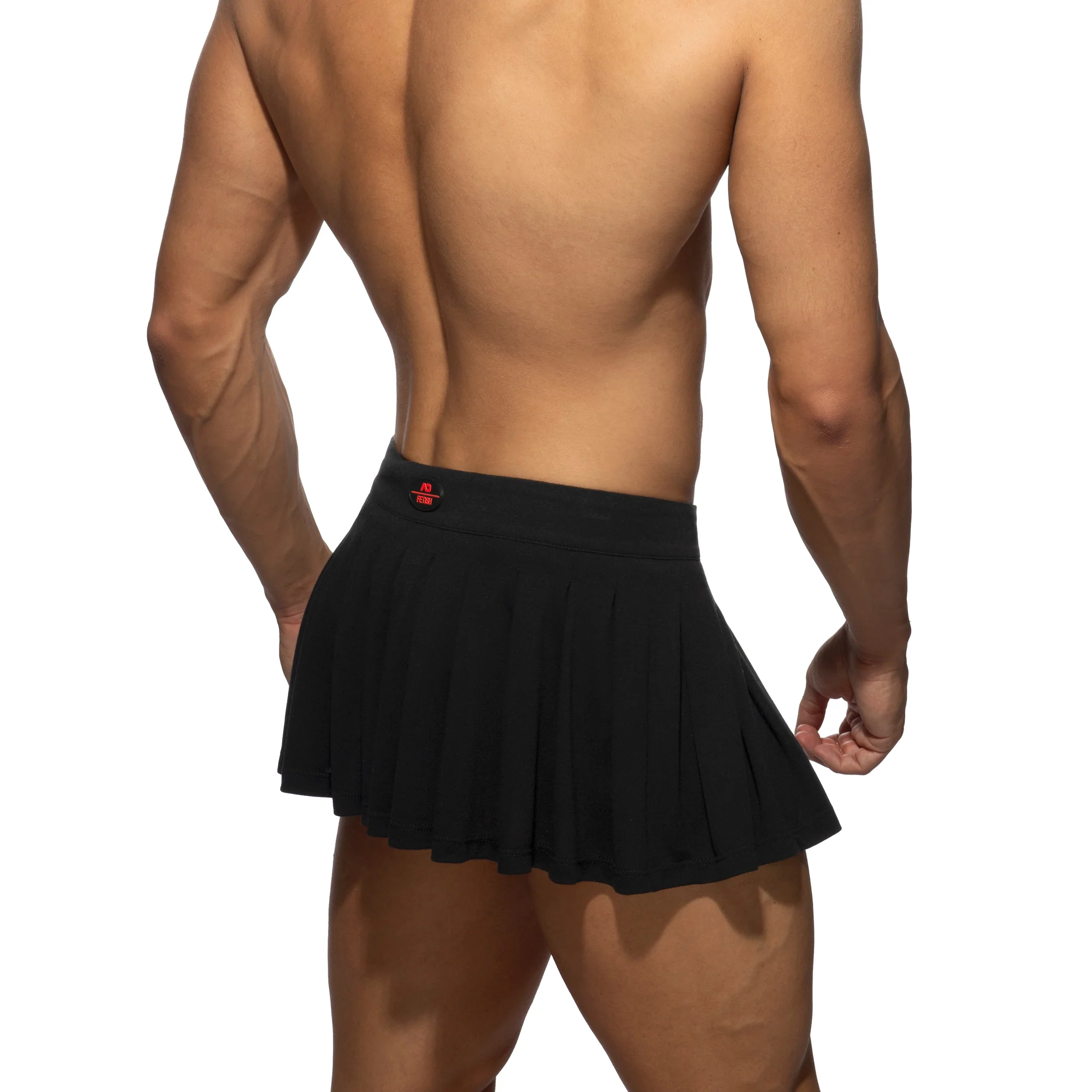 AD Fetish Pleated Ring Skirt Black ADF207 - Image 3