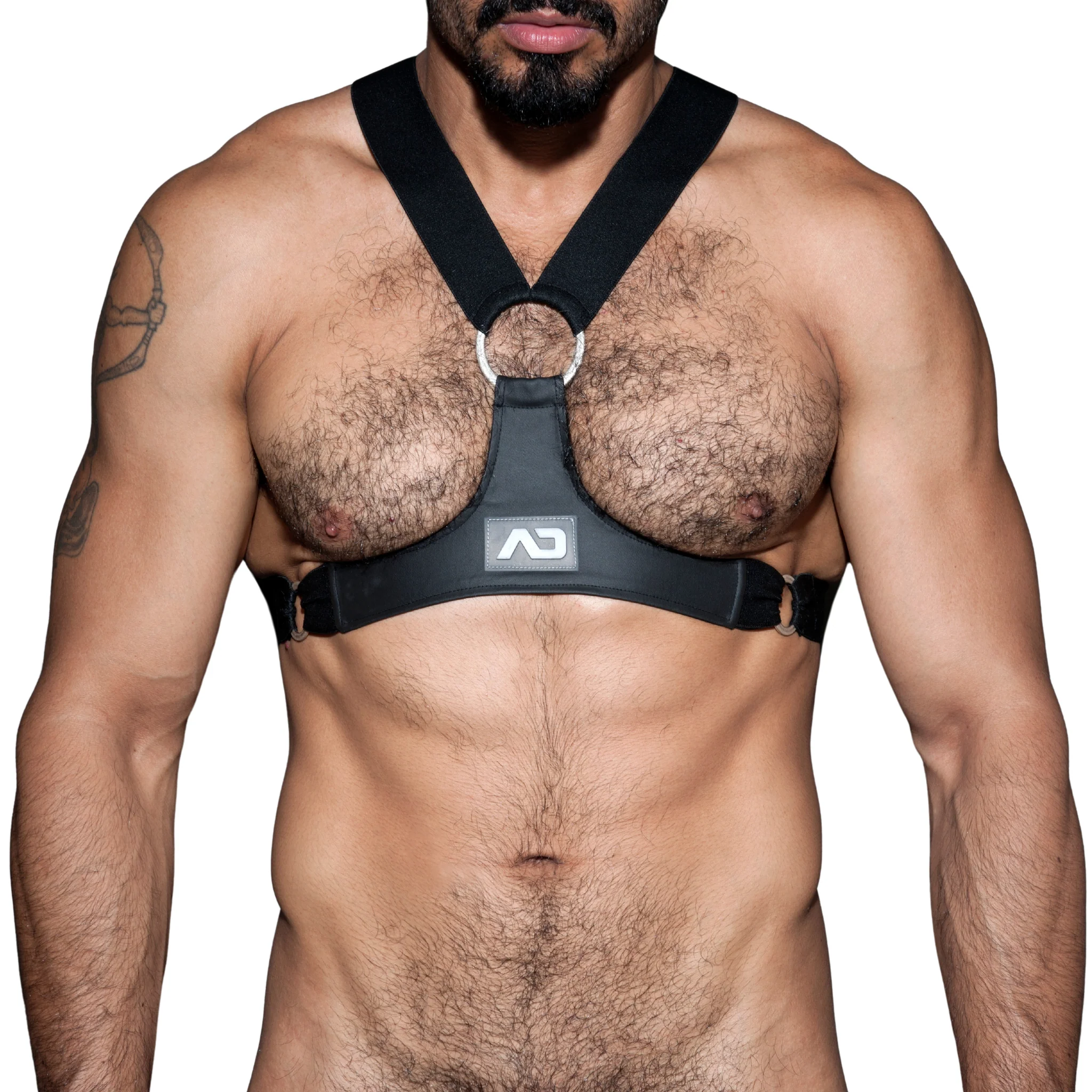 AD Fetish Ring Details Harness Black ADF23 - Image 2