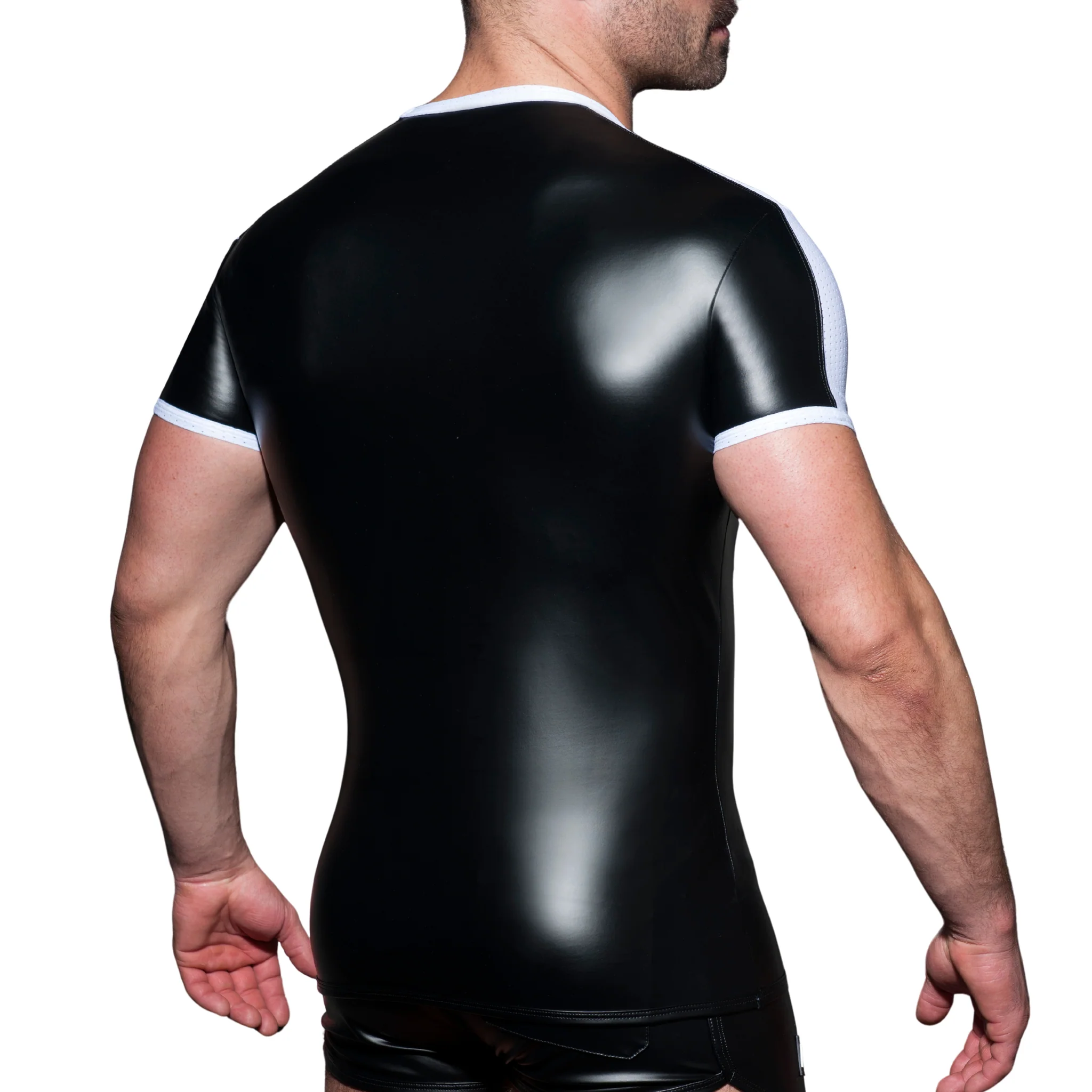 AD Fetish Rub Mesh T-Shirt White ADF117 - Image 2