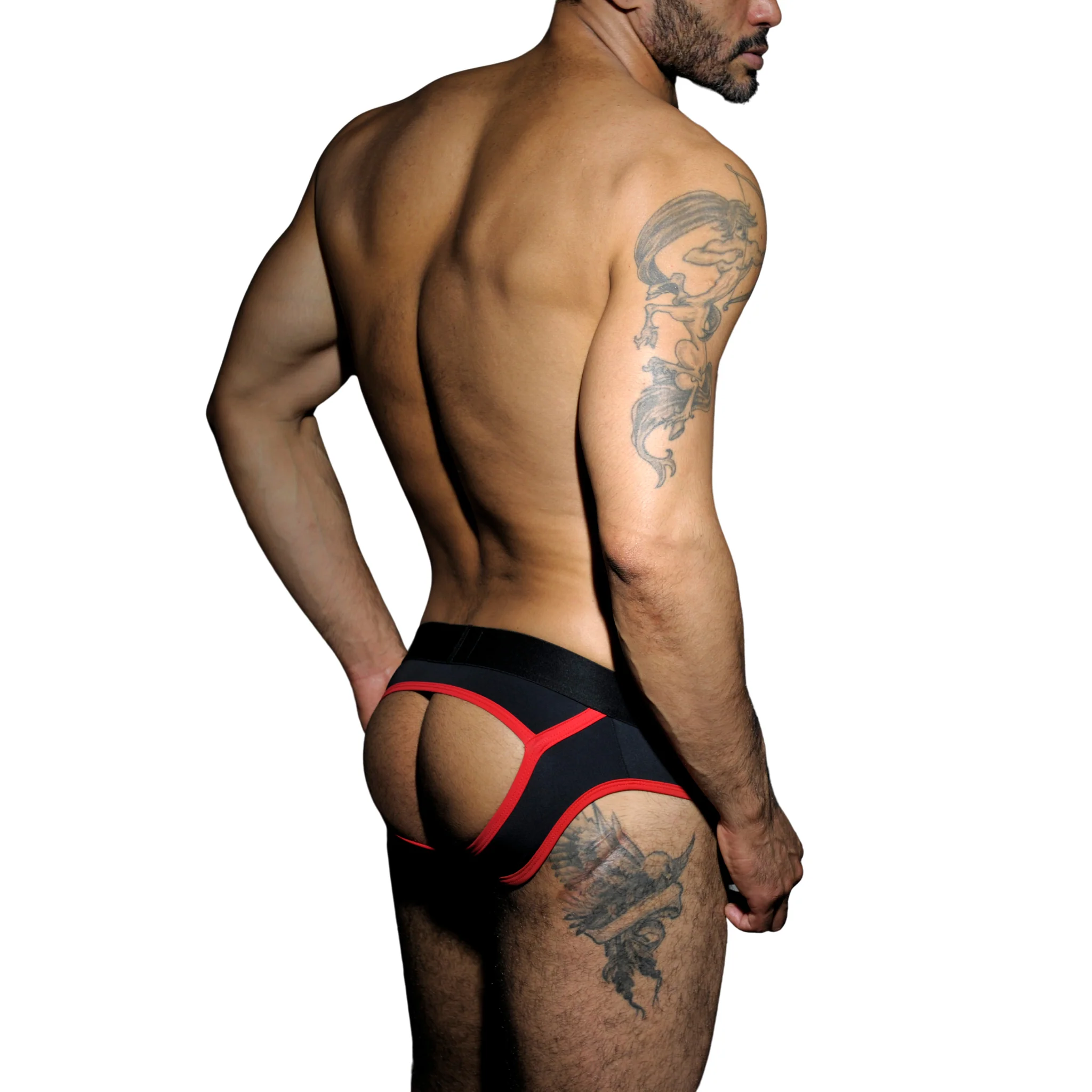 AD Fetish Stripe Brief Red ADF11 - Image 2