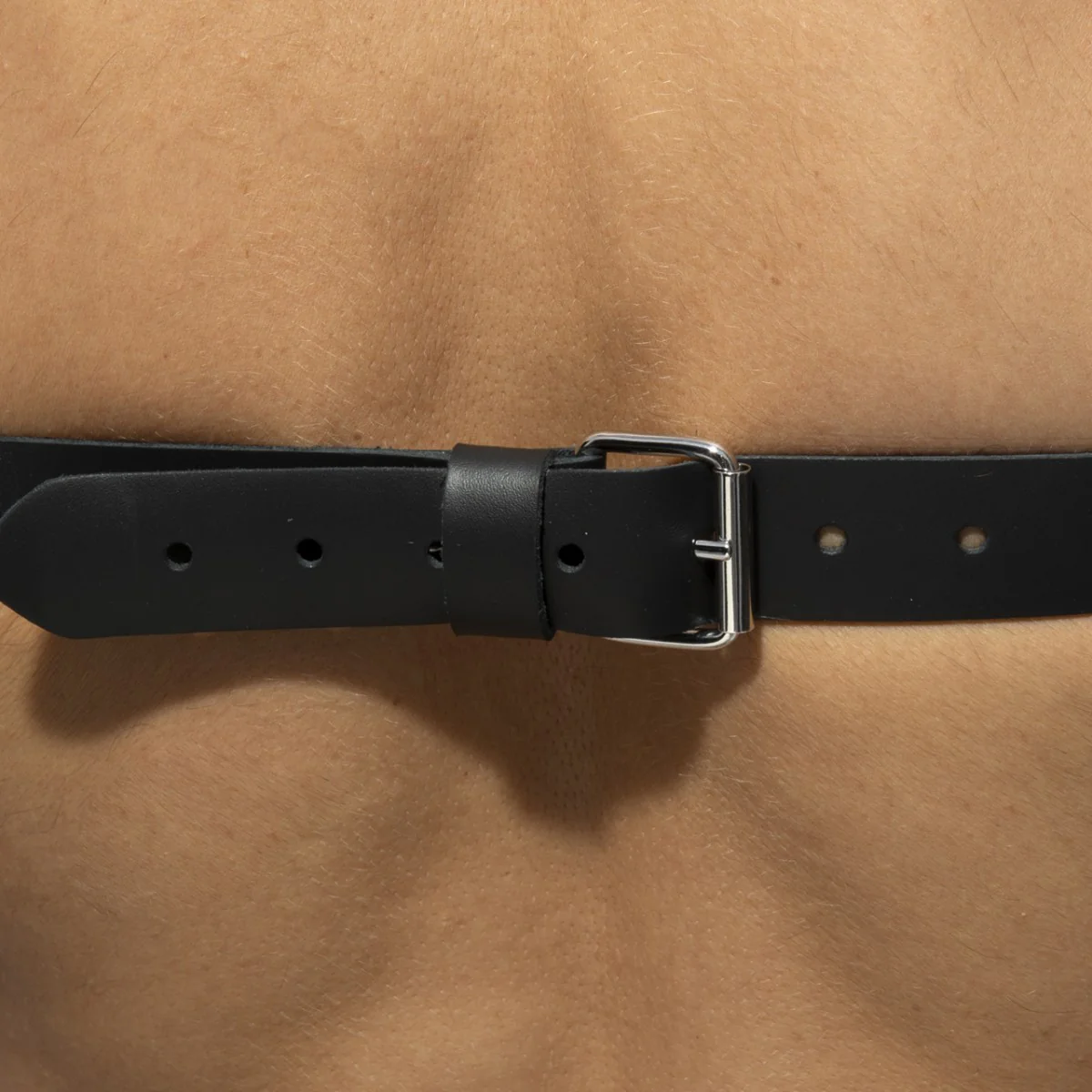 AD Fetish X-Cross Leather Harness Black ADF199 - Image 4