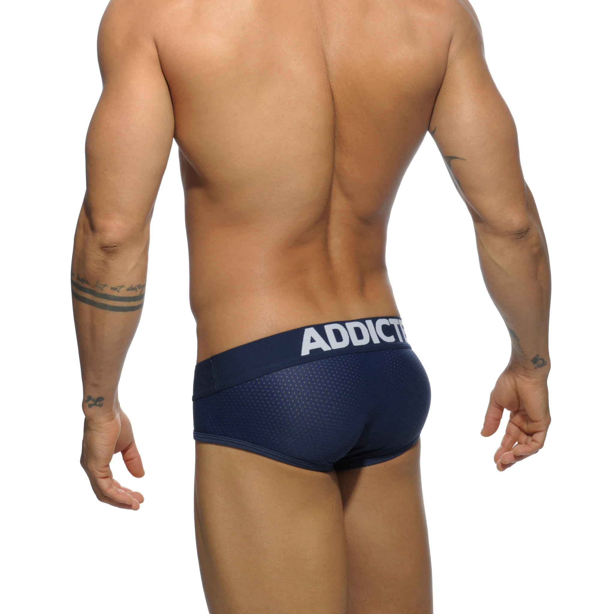 Addicted Mesh Brief Push Up 3 Pack Multi AD475P - Image 3
