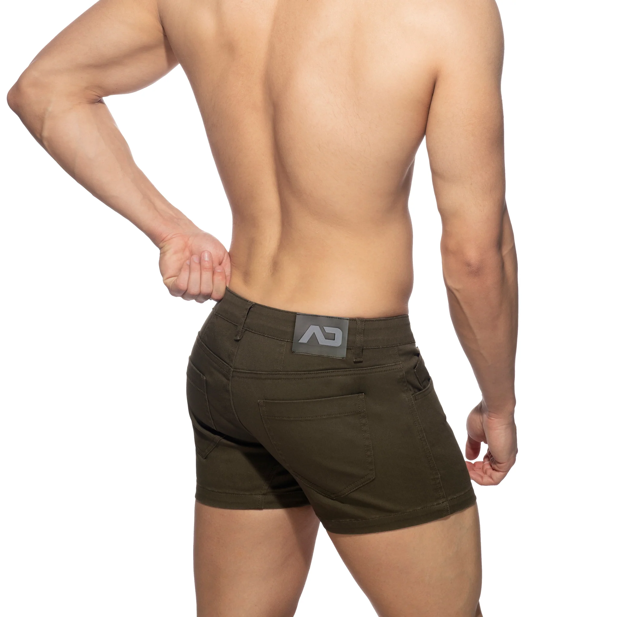 Addicted 5 Pockets Summer Shorts Khaki AD1195 - Image 3