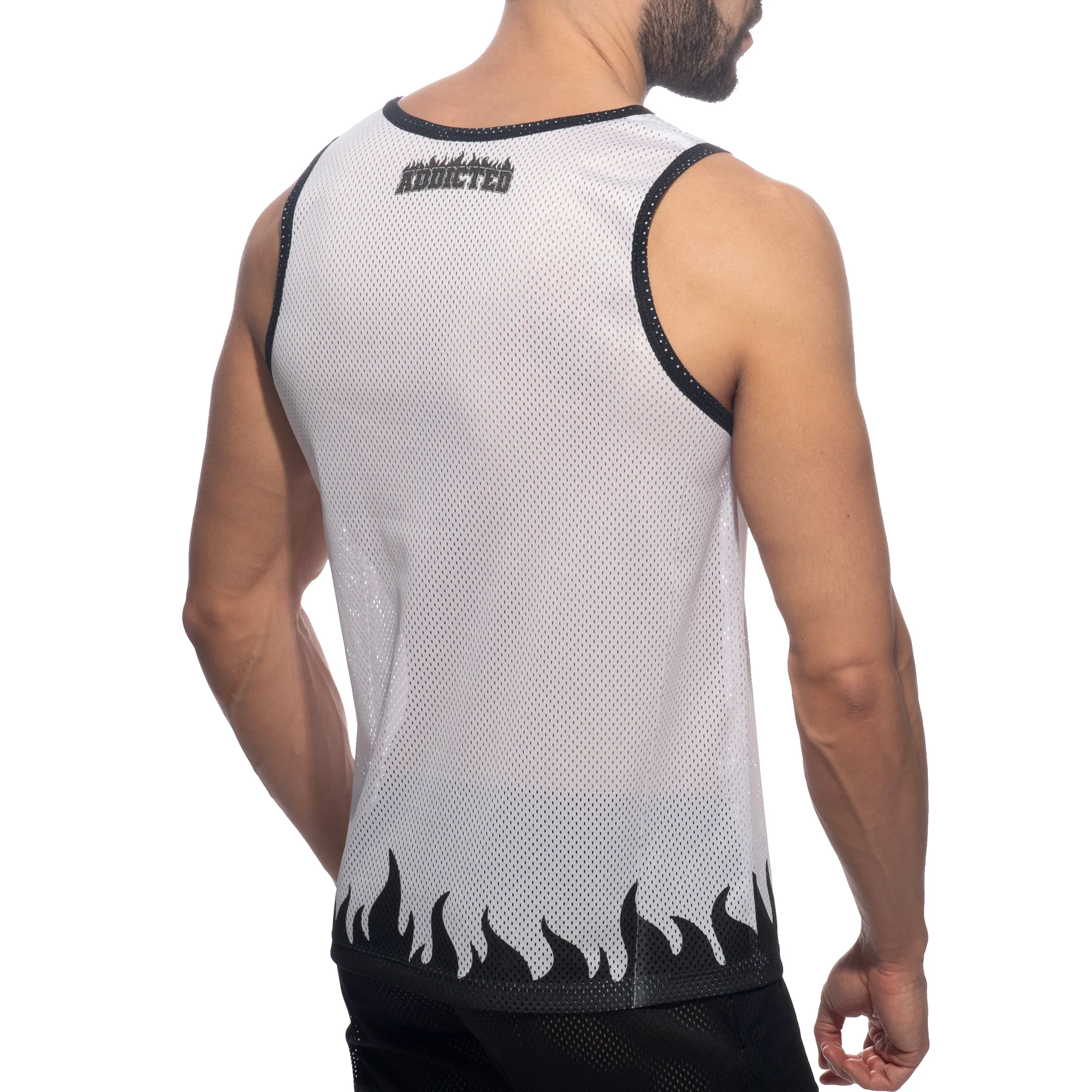 Addicted 69 Tank Top White AD1340 - Image 3