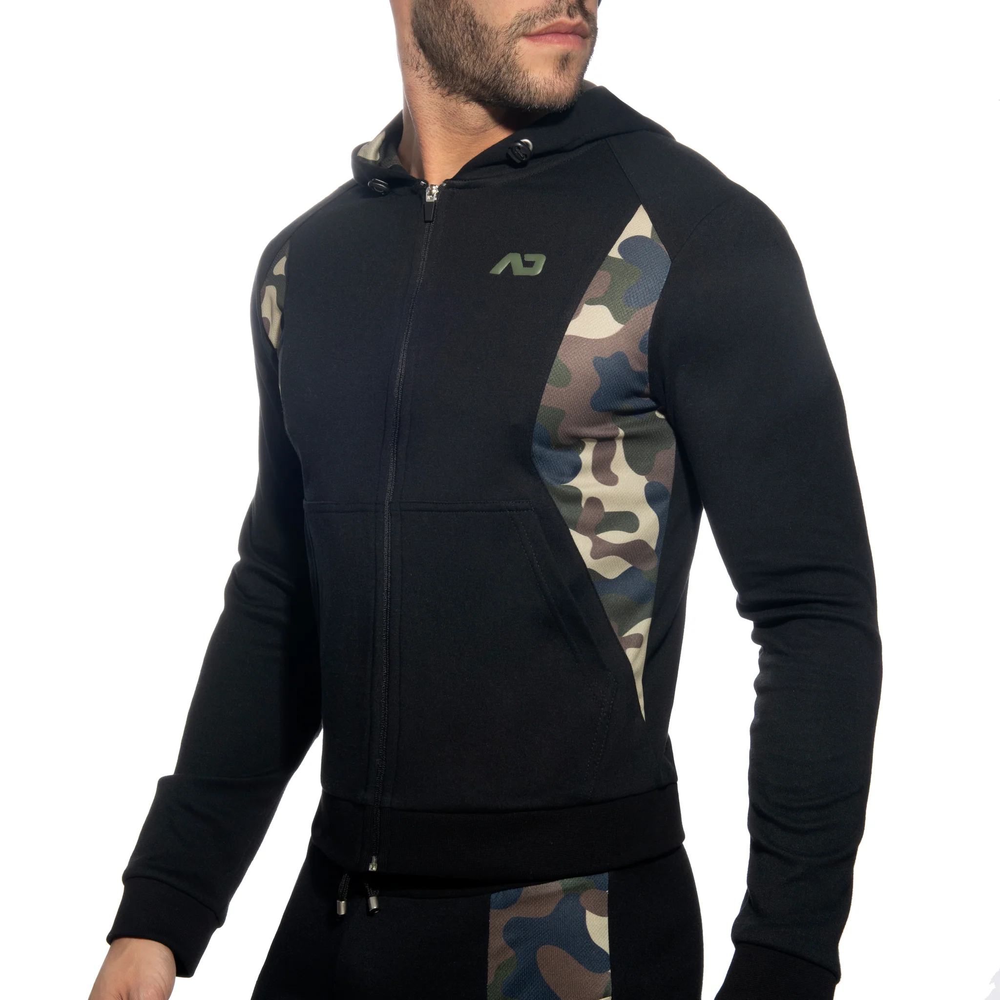 Addicted AD Cotton Sports Hoody Black AD1065