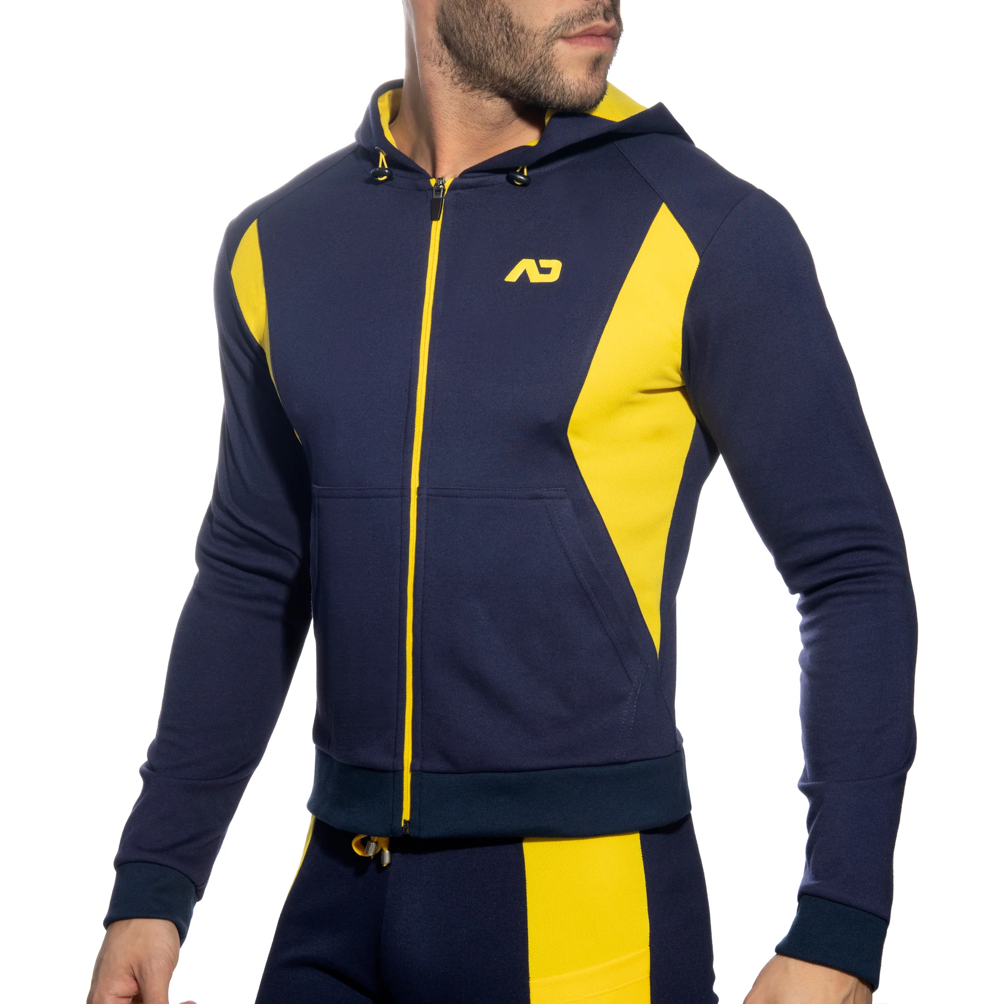 Addicted AD Cotton Sports Hoody Navy AD1065