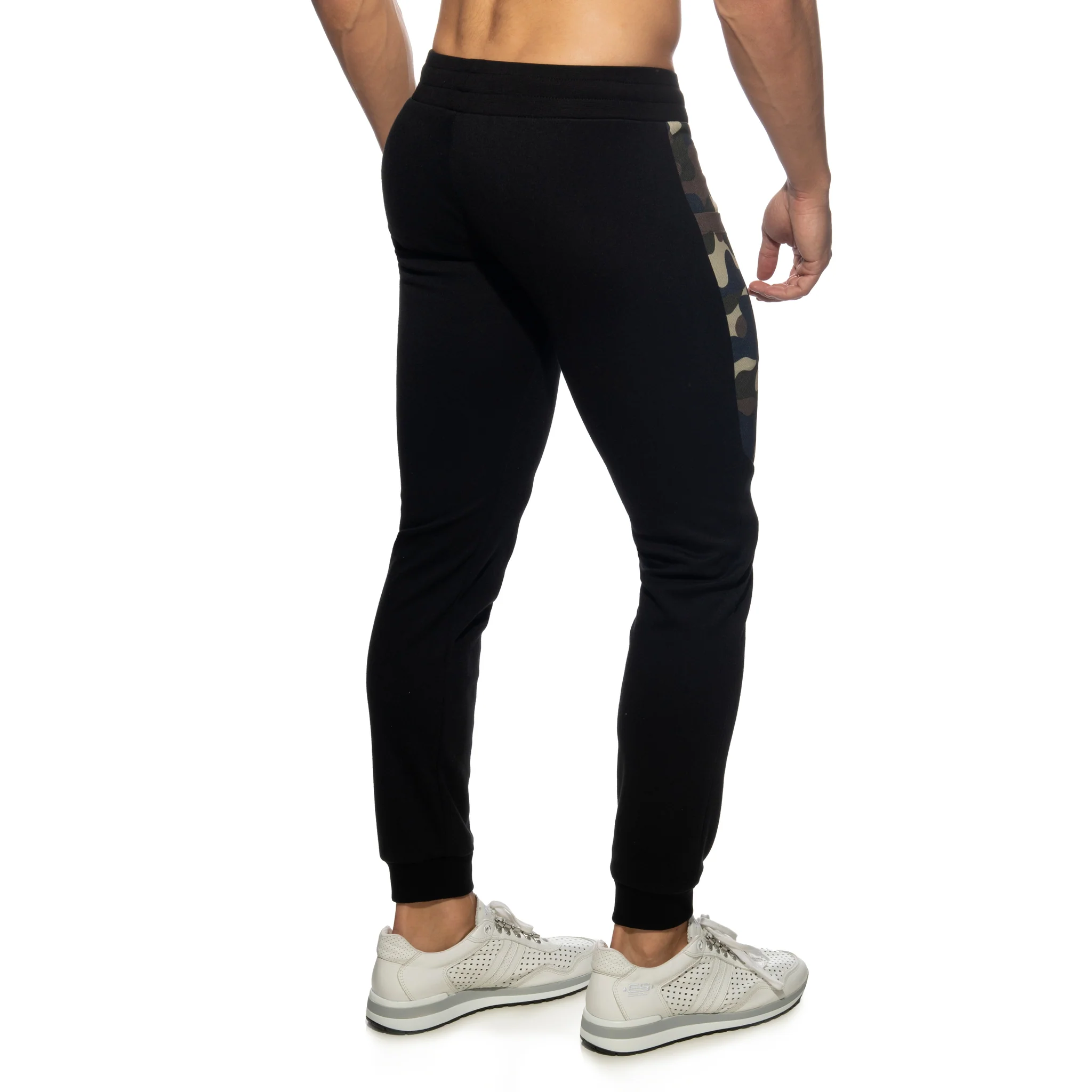 Addicted AD Cotton Sports Long Pants Black AD1066 - Image 3