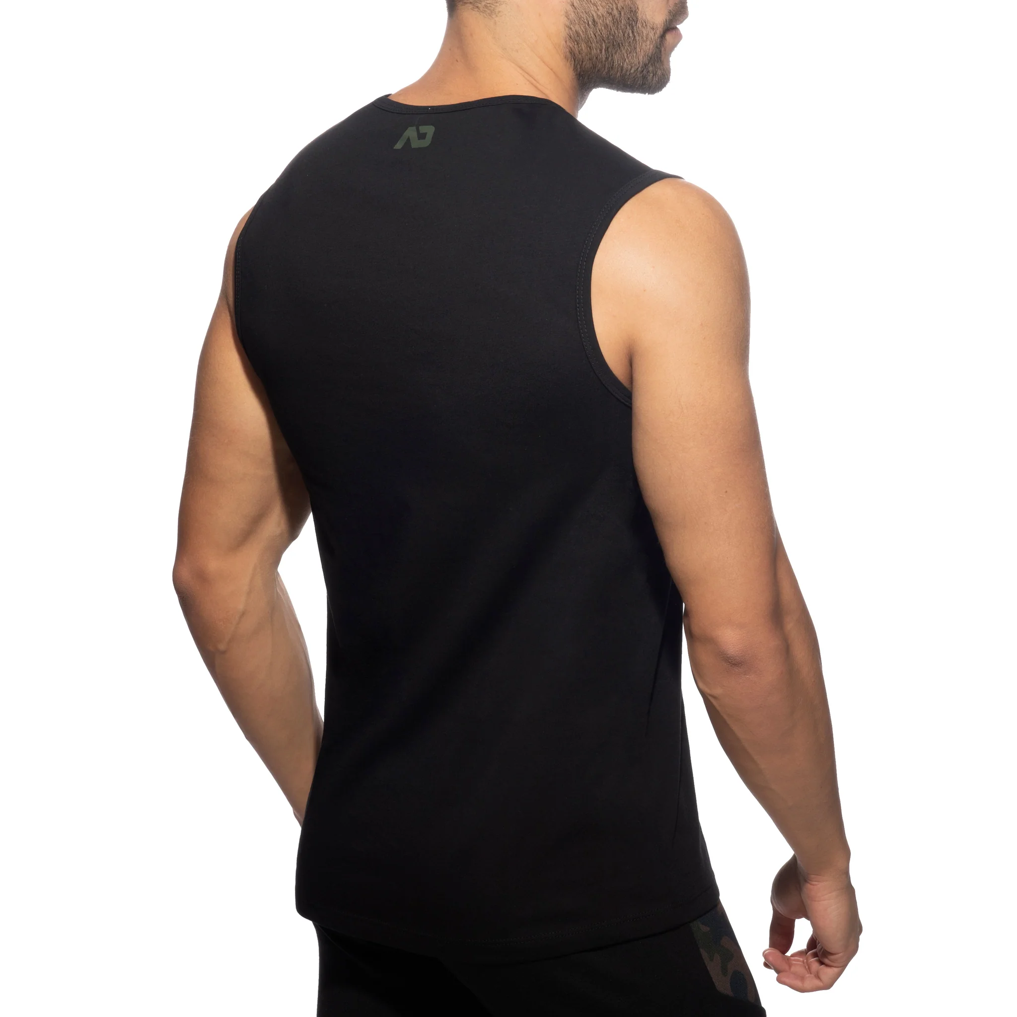 Addicted AD Cotton Tank Top Black AD1054 - Image 3