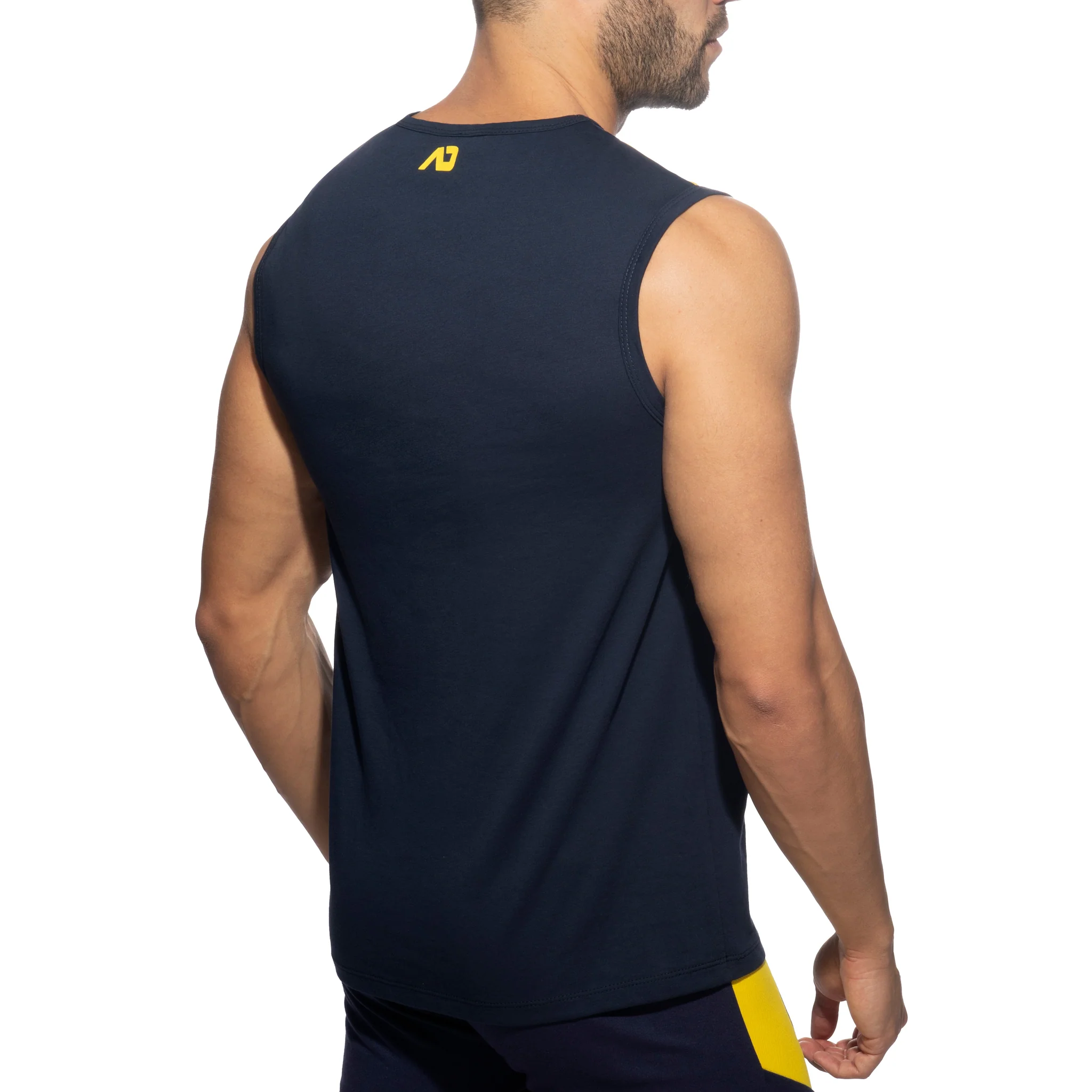 Addicted AD Cotton Tank Top Navy AD1054 - Image 3