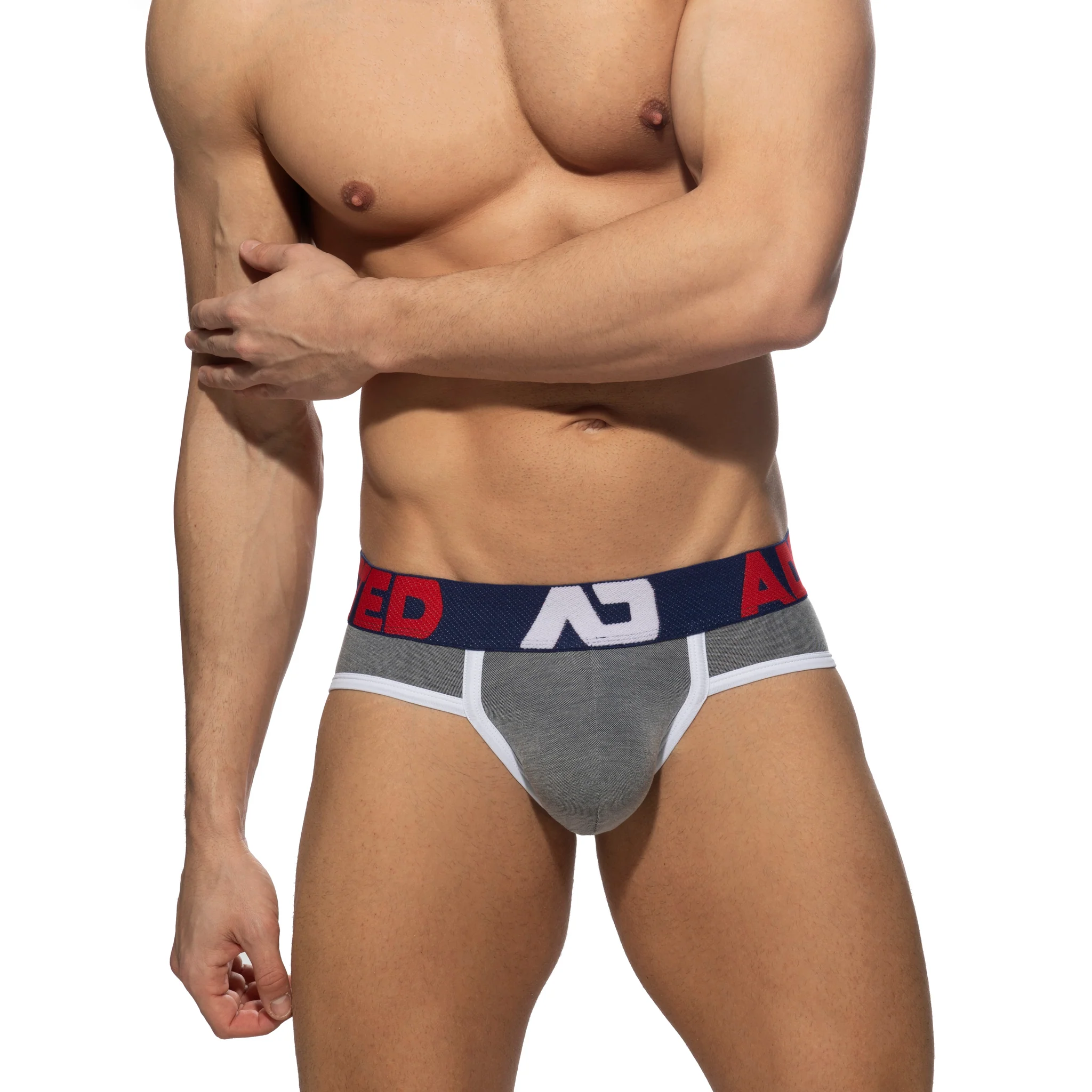 Addicted AD Pique Brief Charcoal AD1247 - Image 2