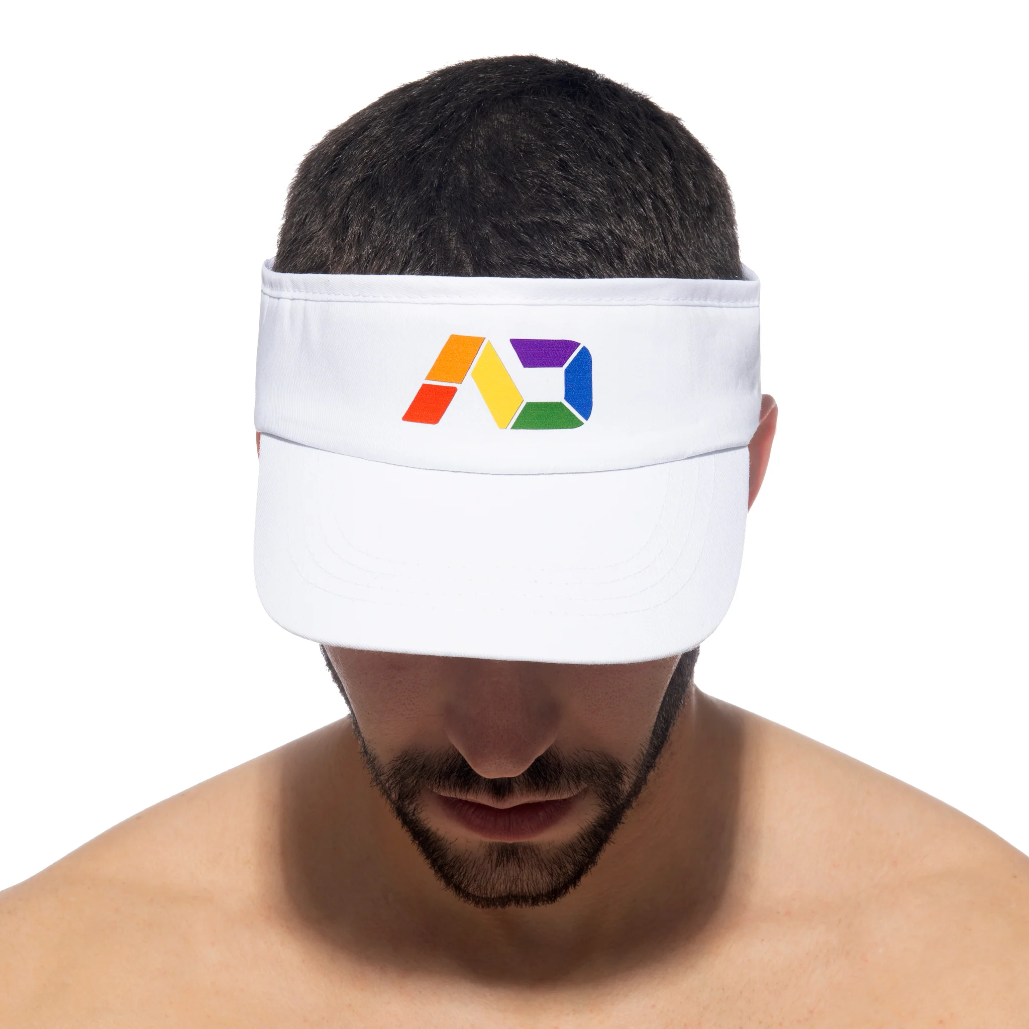 Addicted AD Rainbow Tennis Cap White AD1164 - Image 2