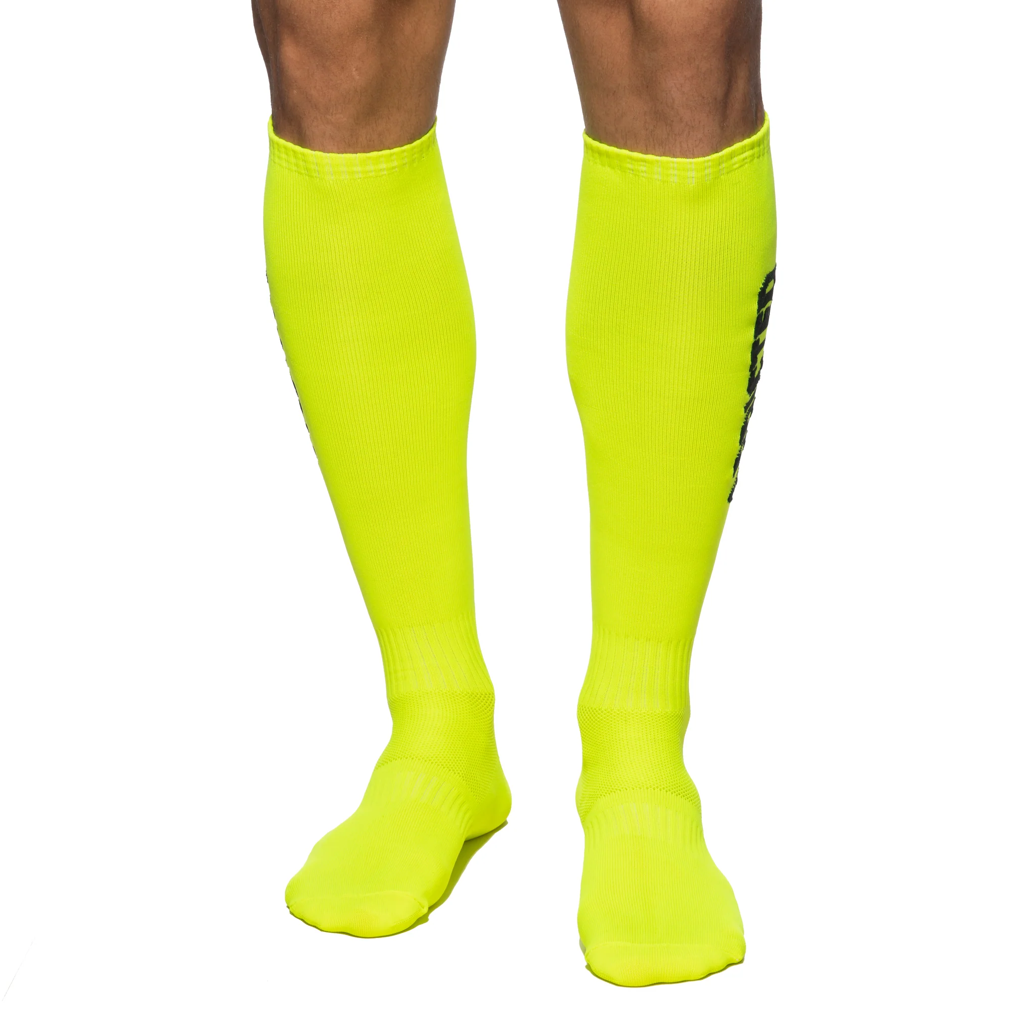 Addicted Neon Socks Neon Yellow AD1155 - Image 2