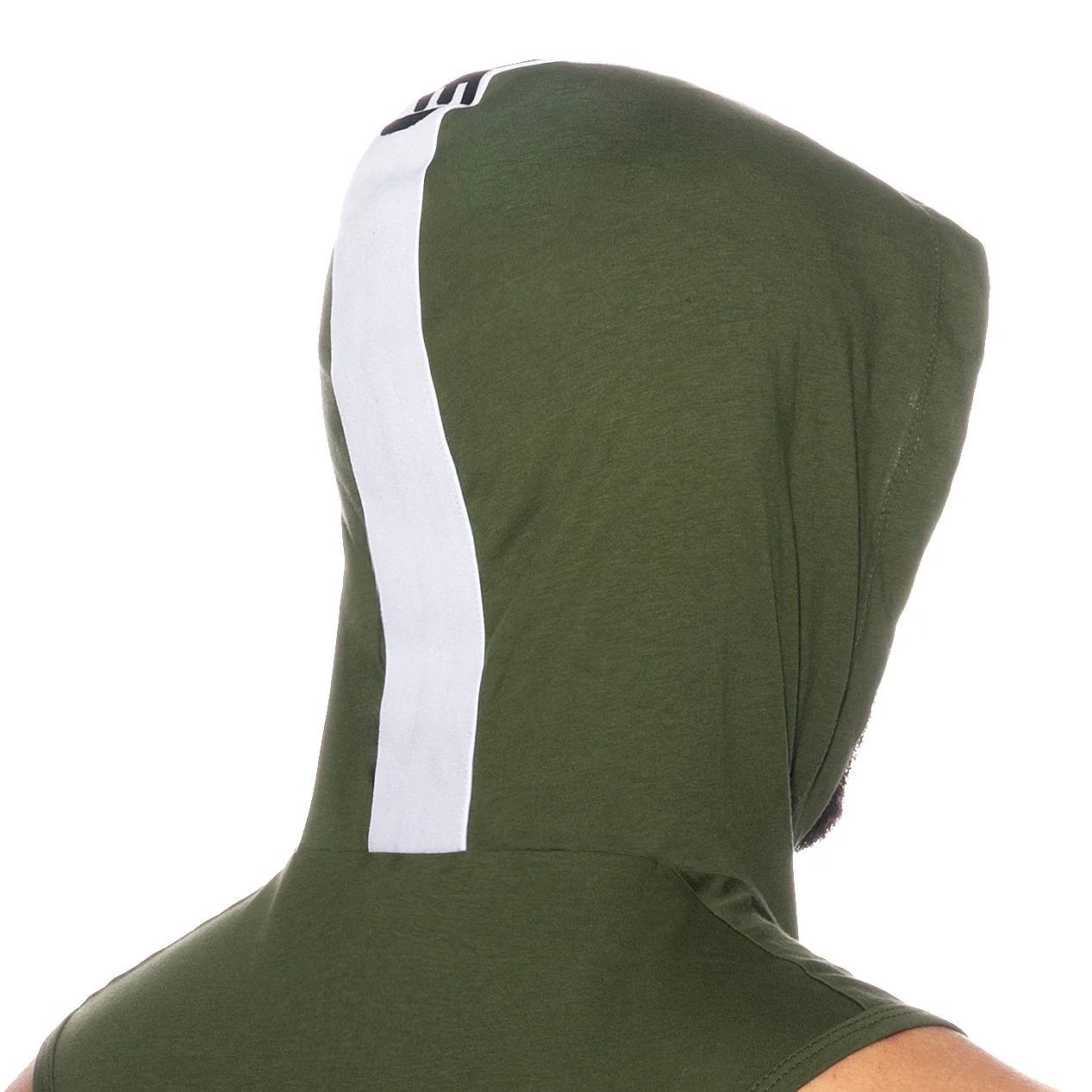 Addicted Band Cotton Hoodie Khaki AD1001 - Image 4