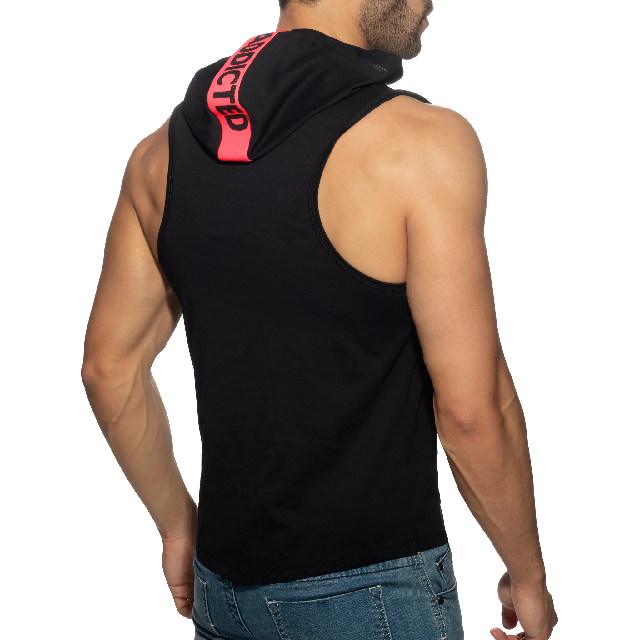Addicted Band Cotton Hoodie Black AD1001 - Image 3