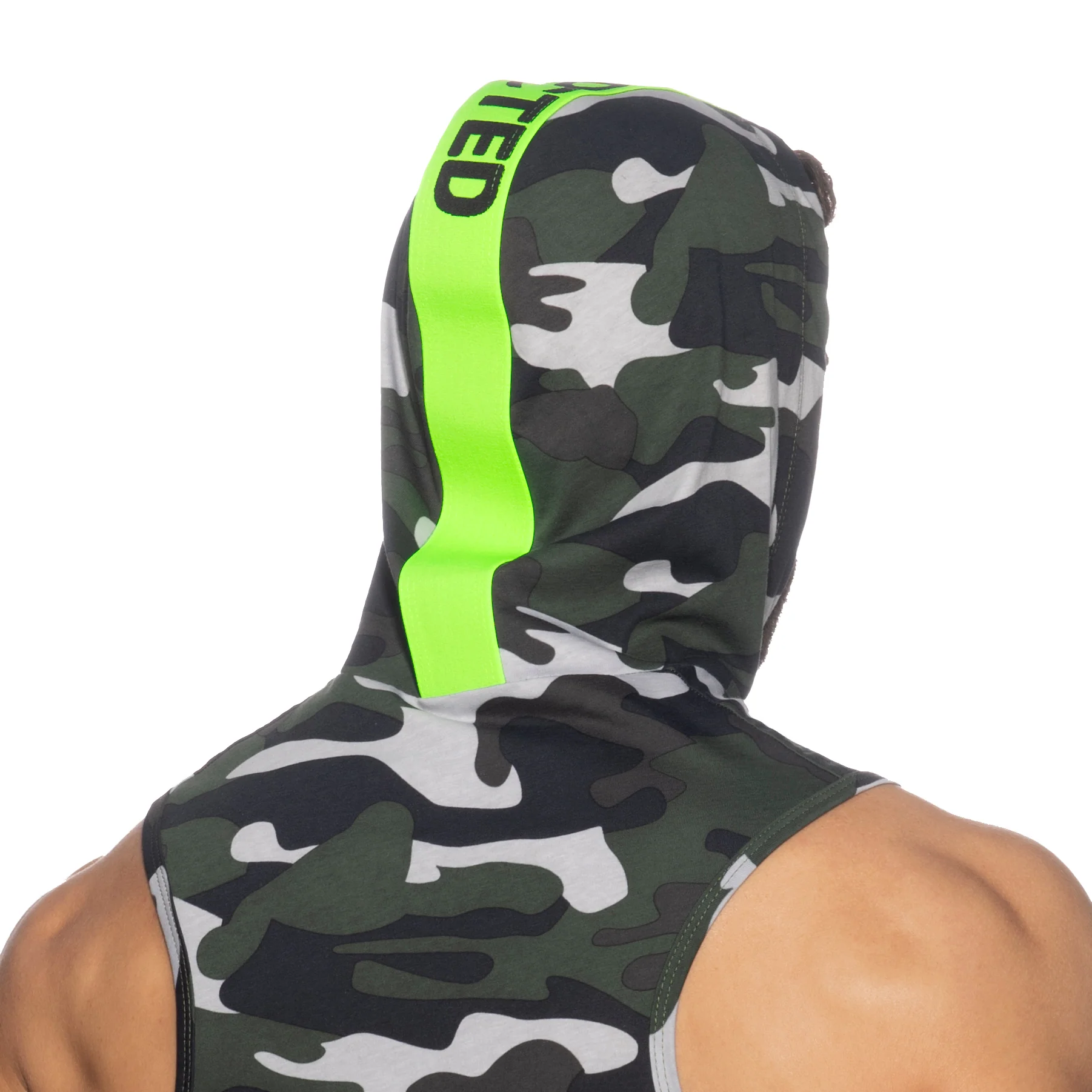 Addicted Band Cotton Hoodie Camouflage AD1001 - Image 4