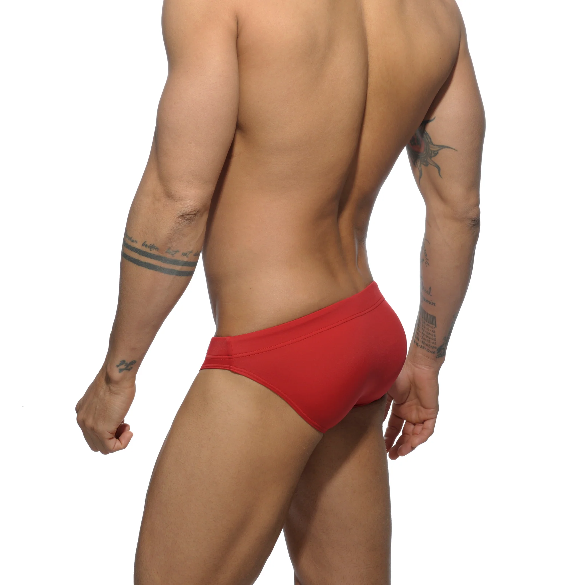 Addicted Basic AD Swim Brief Red ADS097 - Image 3