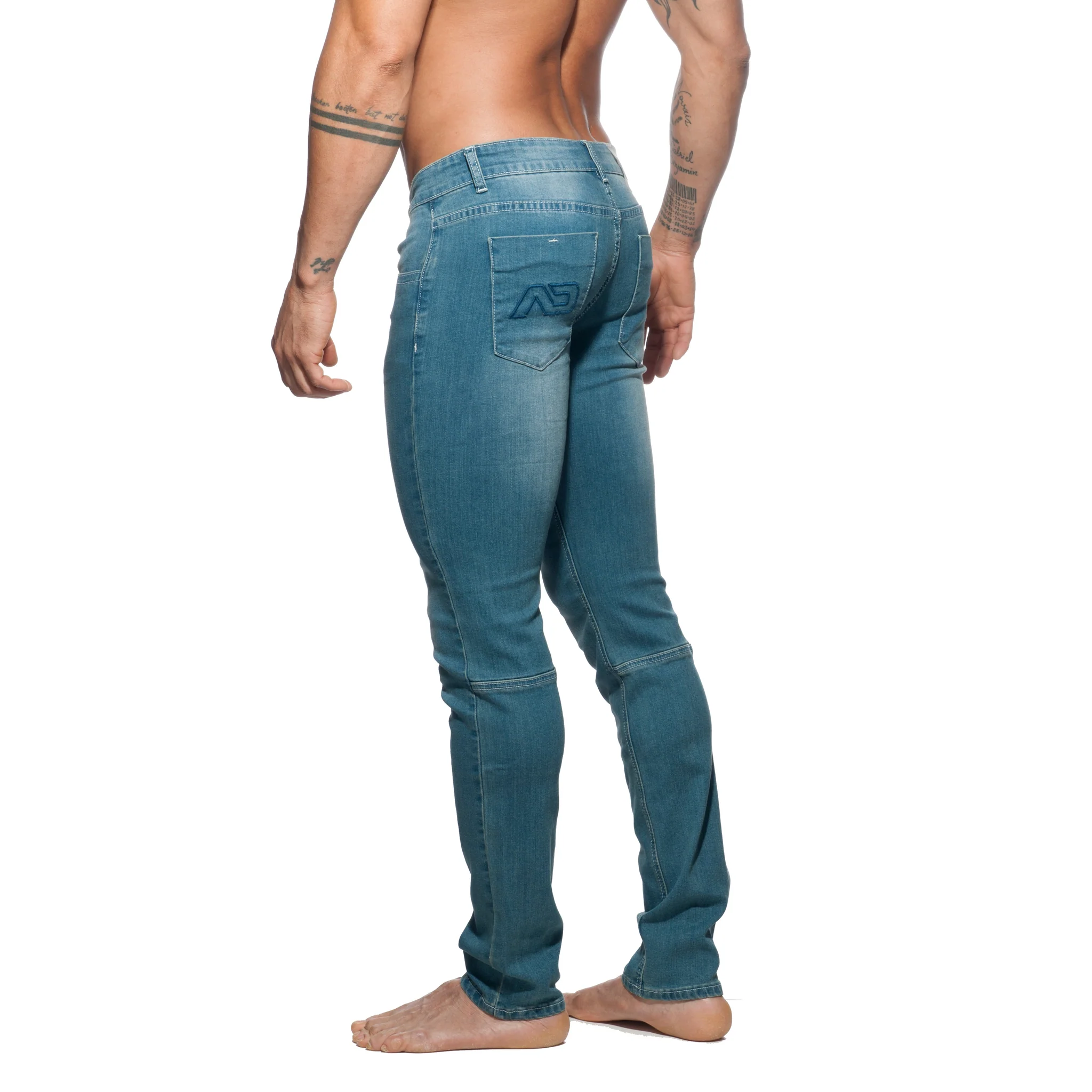 Addicted Basic Jeans Blue Jeans AD636 - Image 4