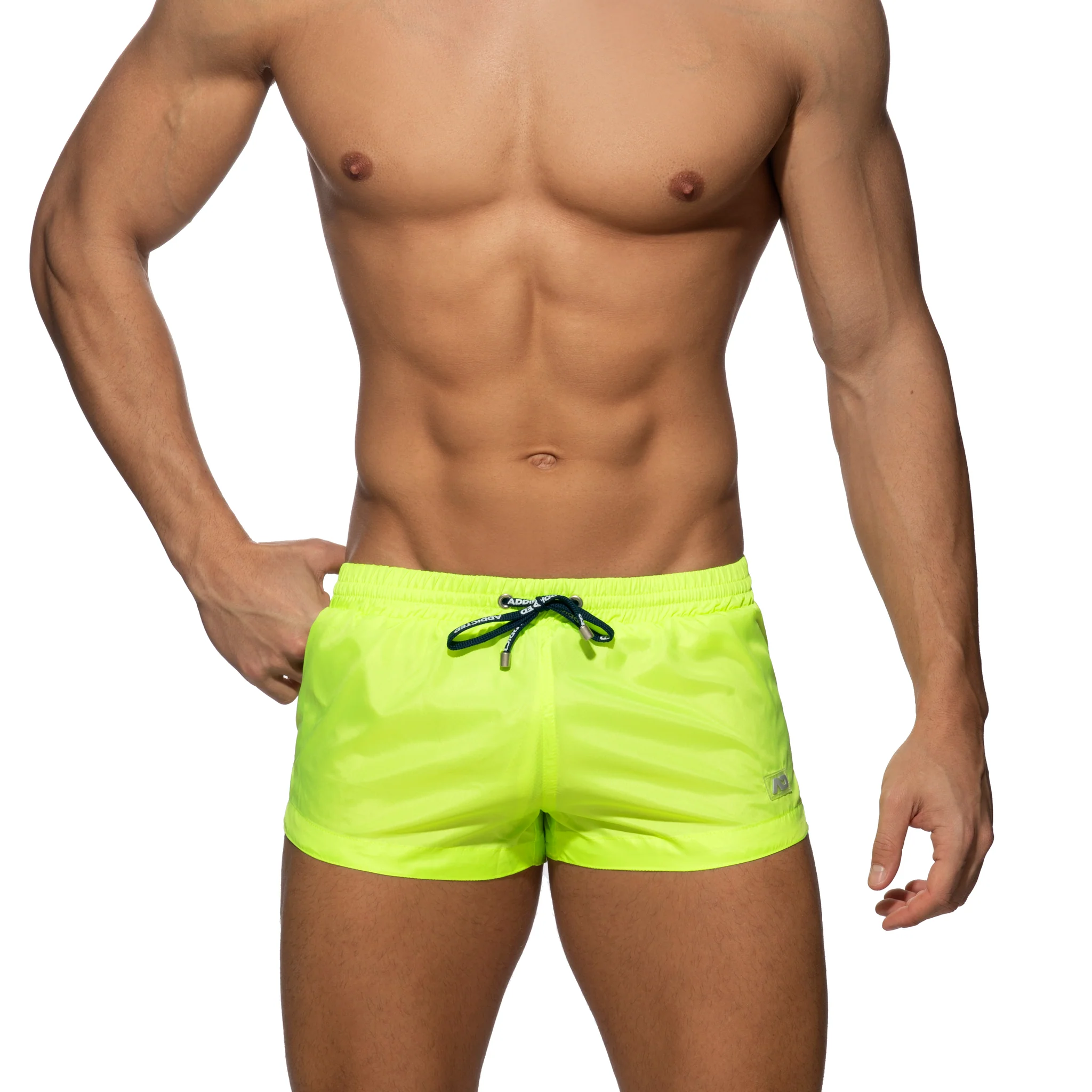 Addicted Basic Mini Short Lemon Green ADS111 - Image 2
