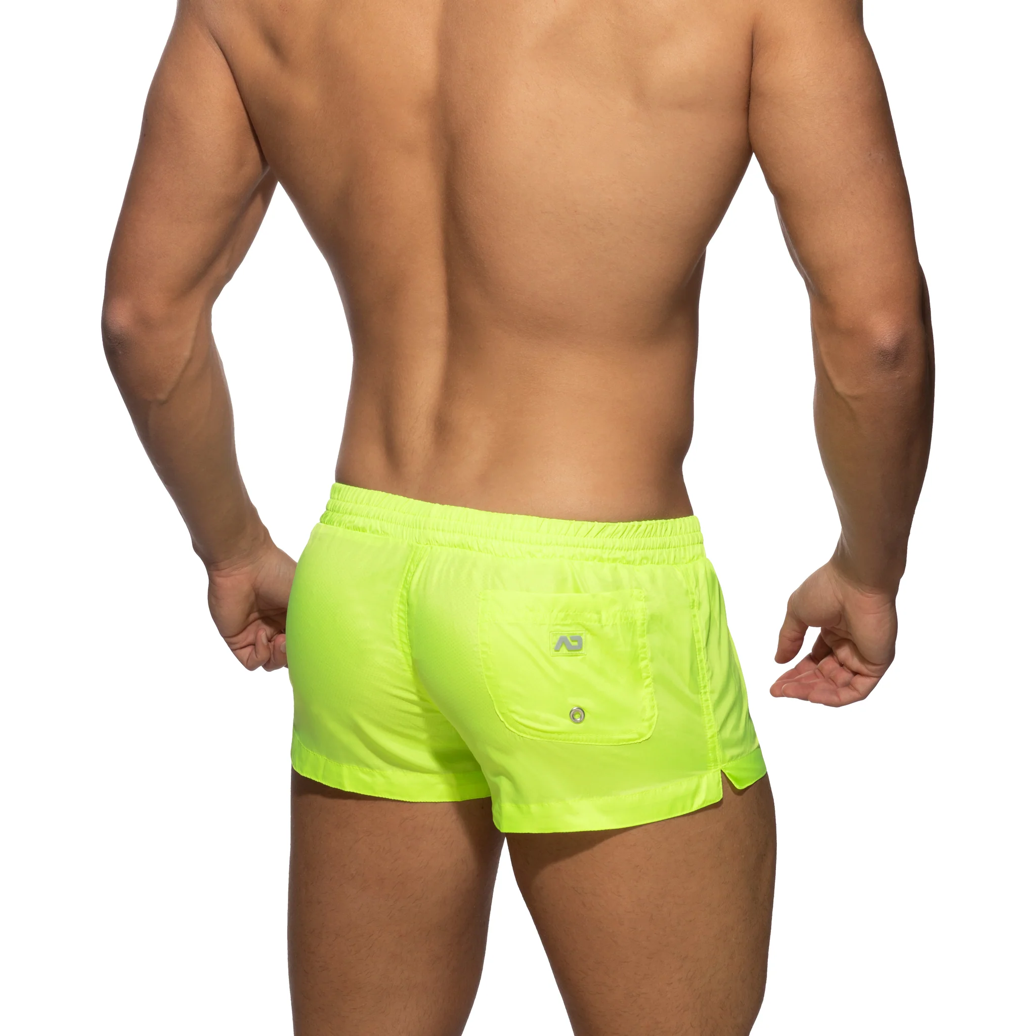 Addicted Basic Mini Short Lemon Green ADS111 - Image 3