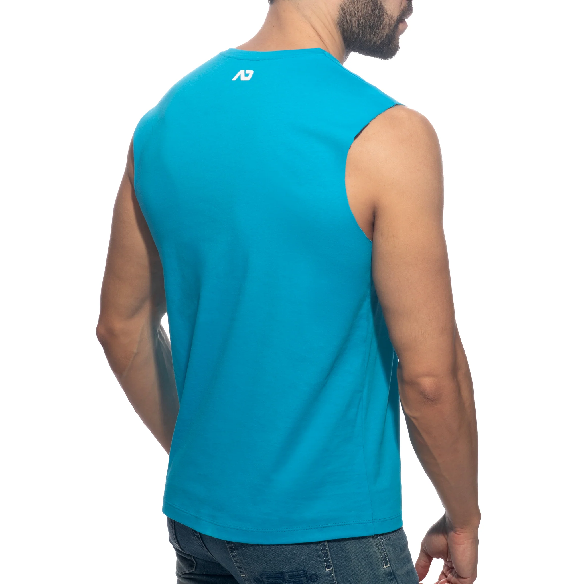 Addicted Basic Tank Top Turquoise AD531 - Image 3