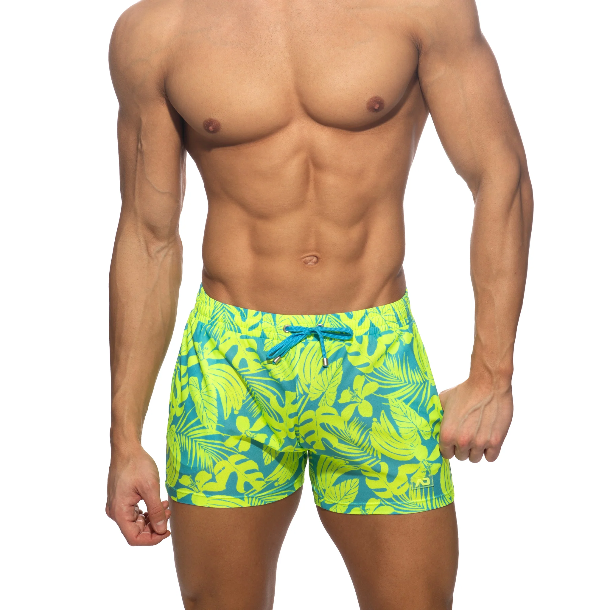 Addicted Calatheas Shorts Neon Yellow AD1366 - Image 2