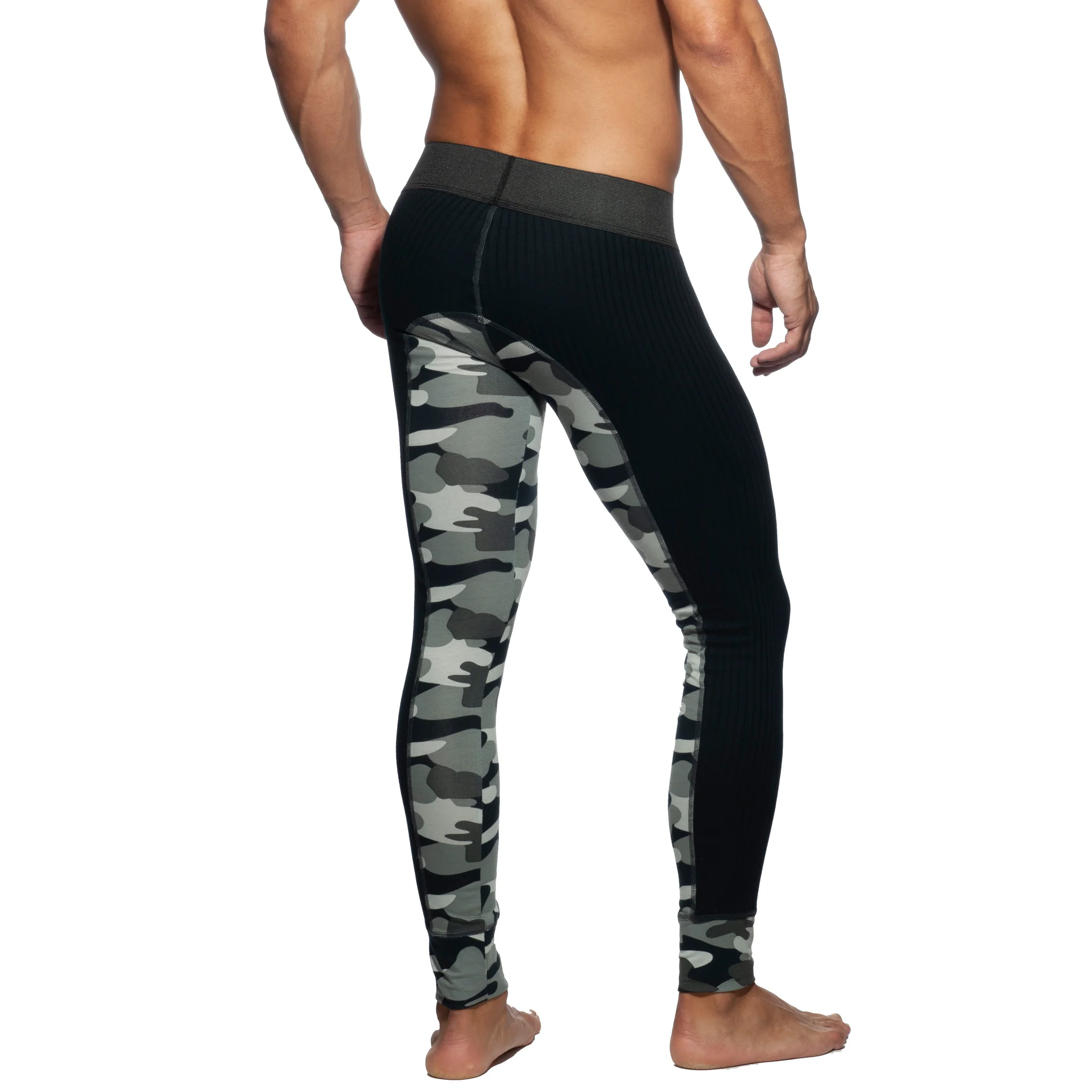 Addicted Camo-Rib Long John Grey Camouflage AD781 - Image 3