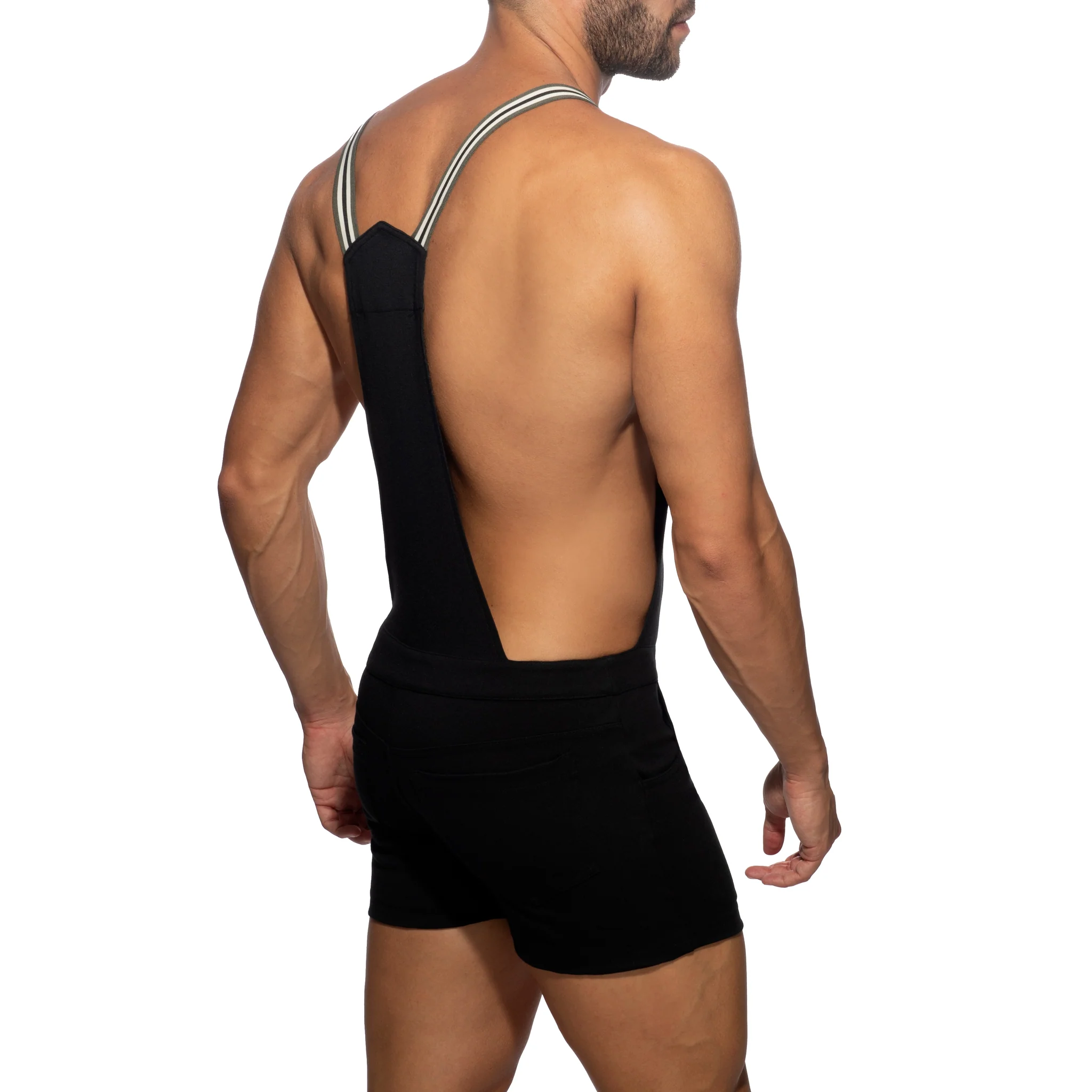 Addicted Cotton AD Overalls Black AD1093 - Image 3