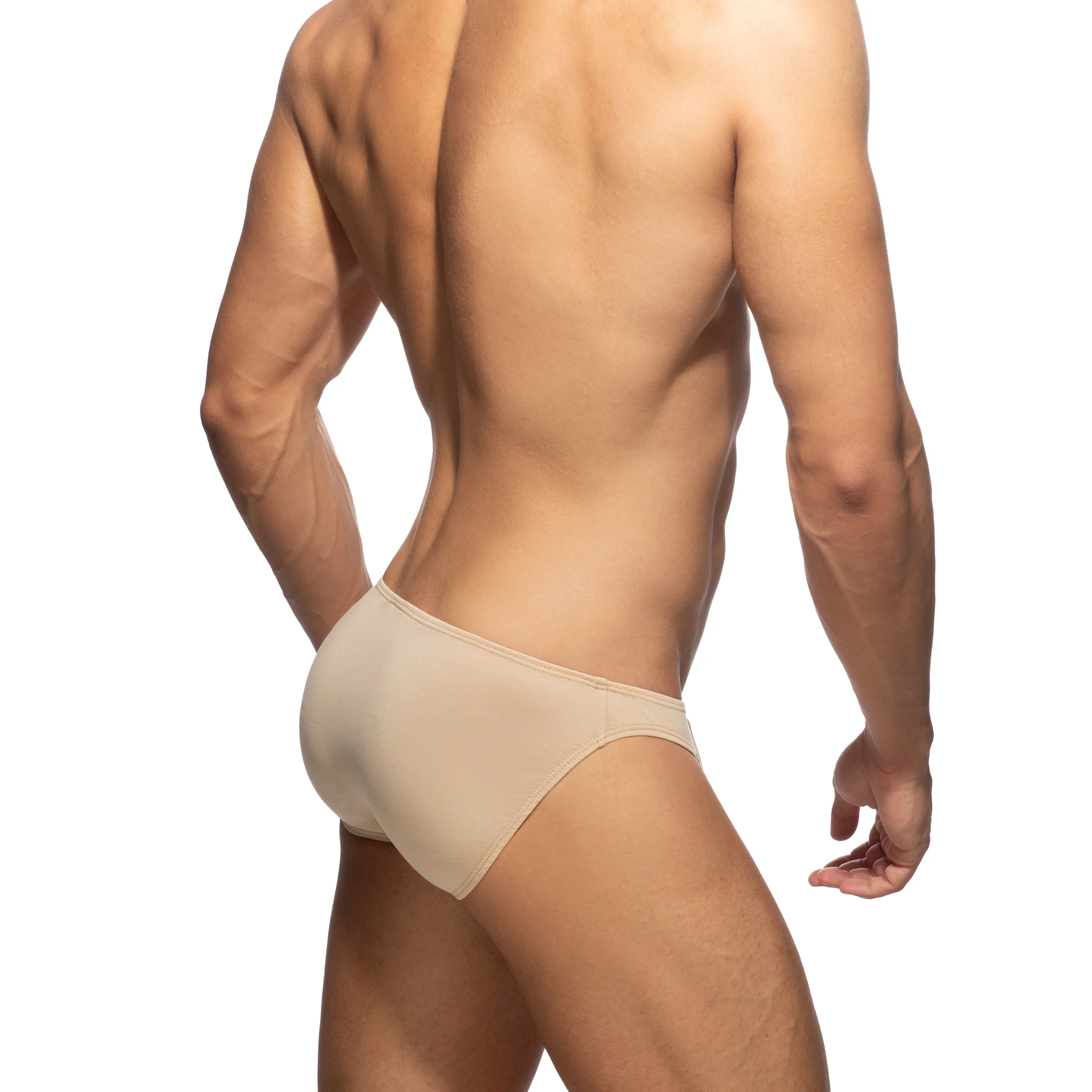 Addicted Cotton Bikini Brief Beige AD985 - Image 3