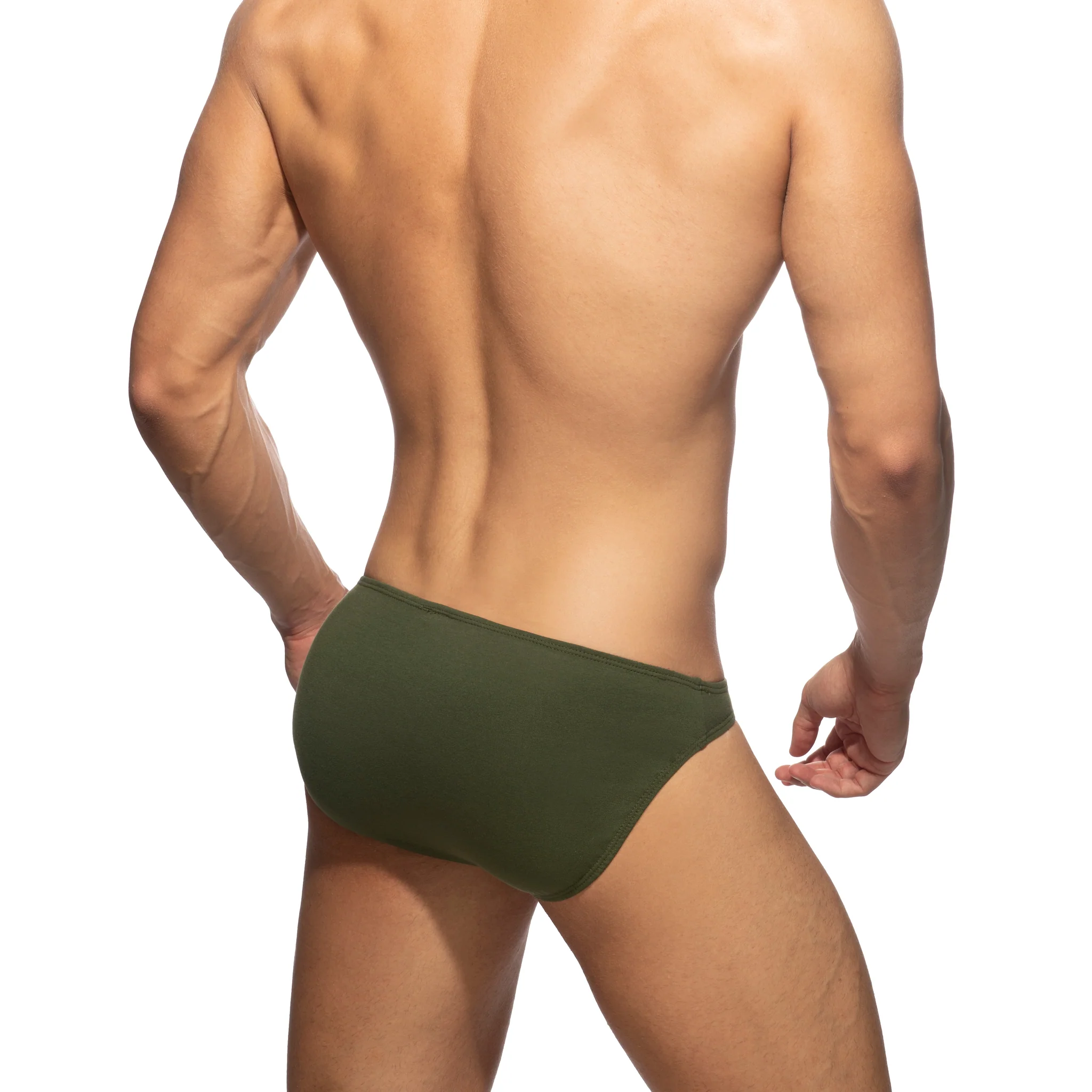 Addicted Cotton Bikini Brief Khaki AD985 - Image 3