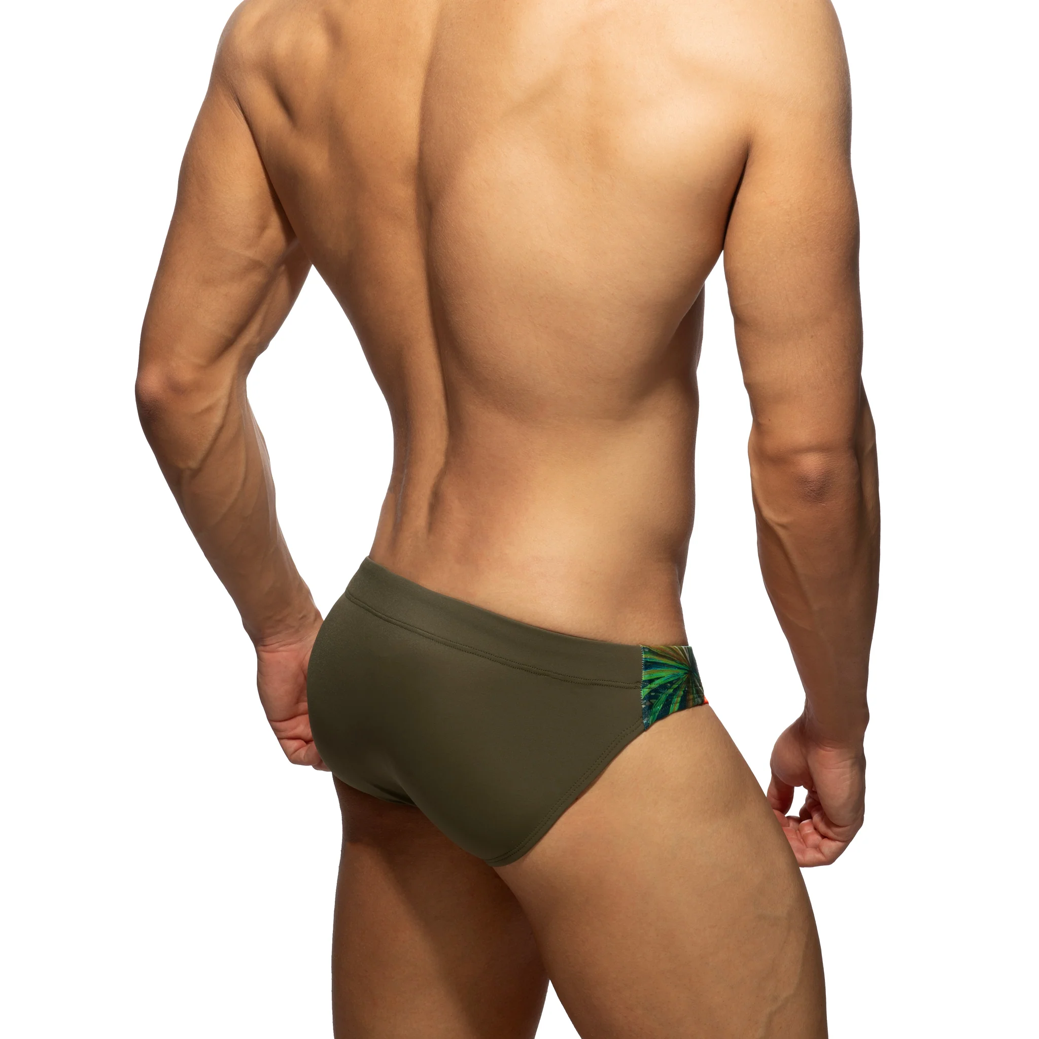 Addicted Deep Sea Swim Brief Khaki ADS341 - Image 3