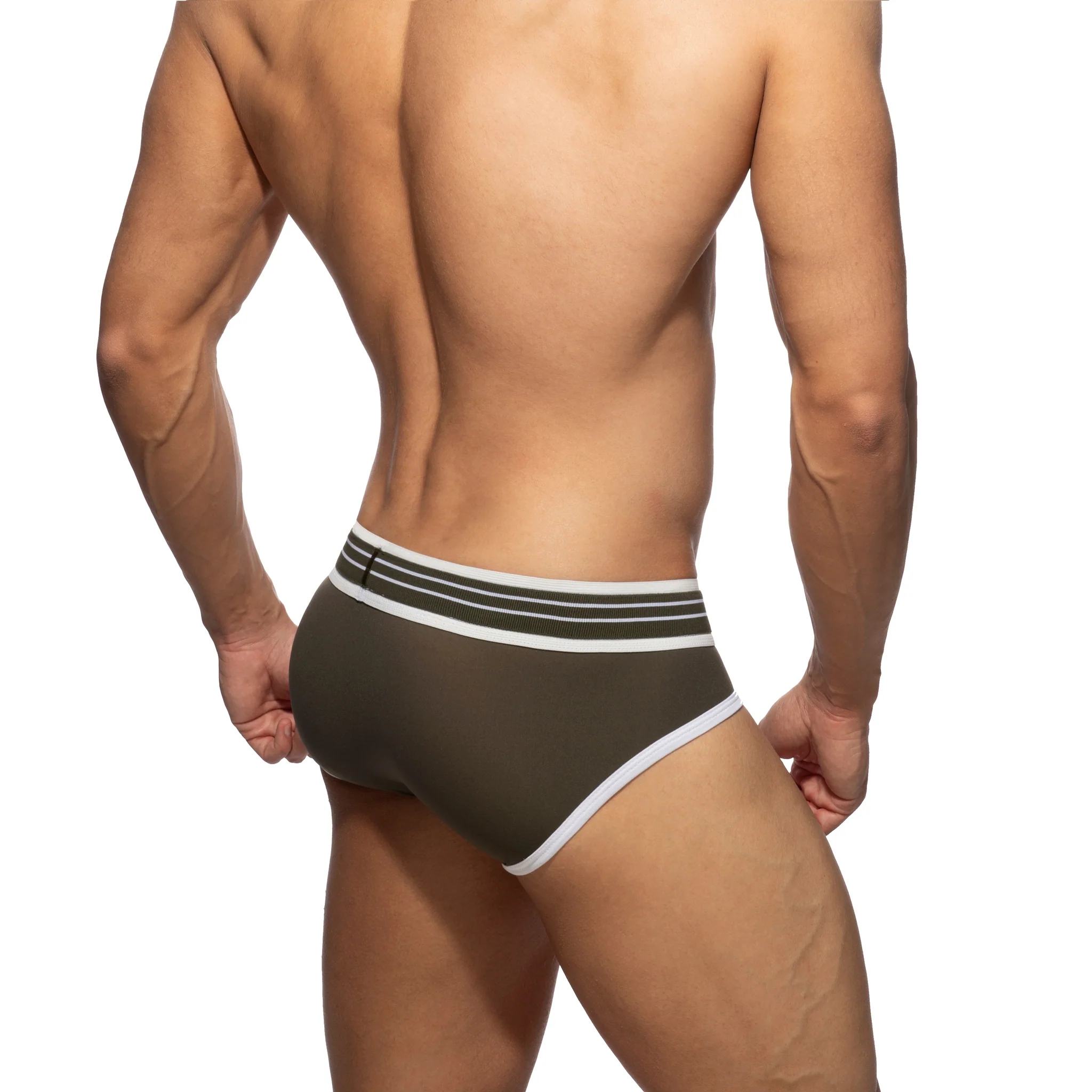 Addicted Double Trouble Brief Khaki AD1282 - Image 3