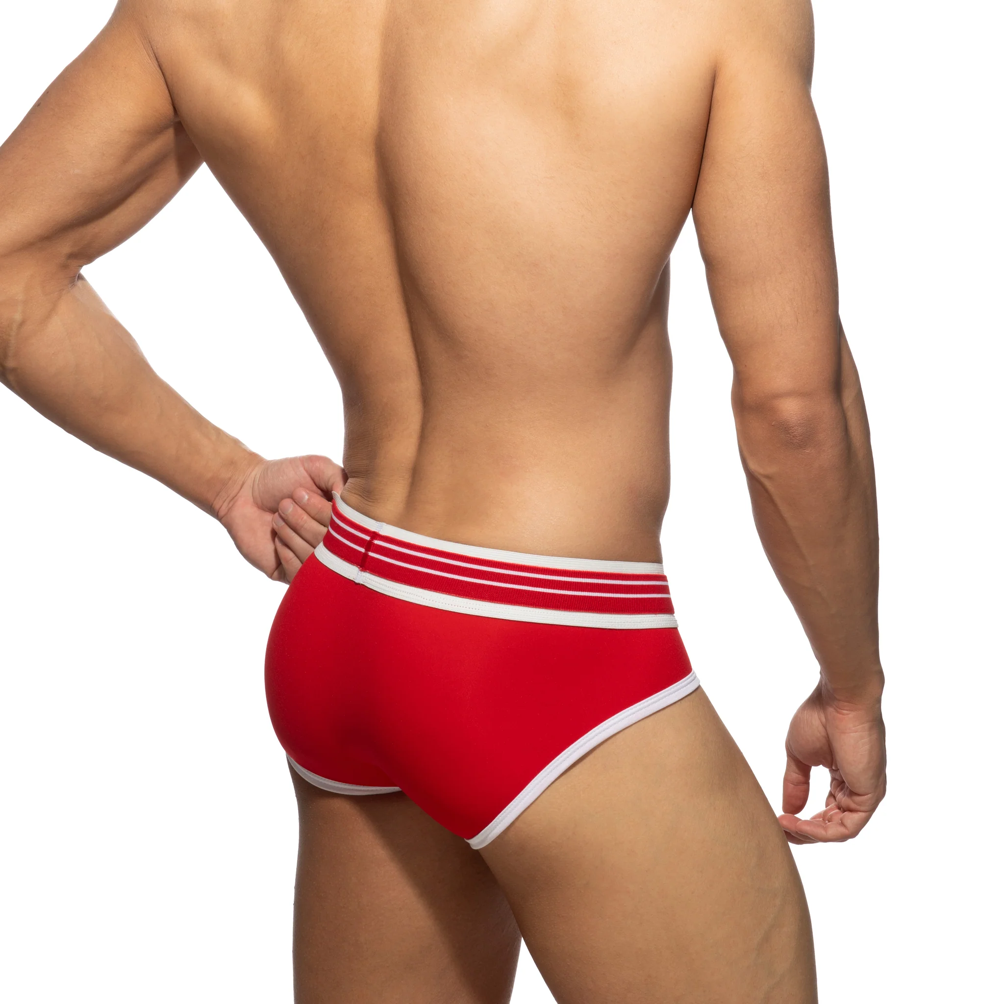 Addicted Double Trouble Brief Red AD1282 - Image 3