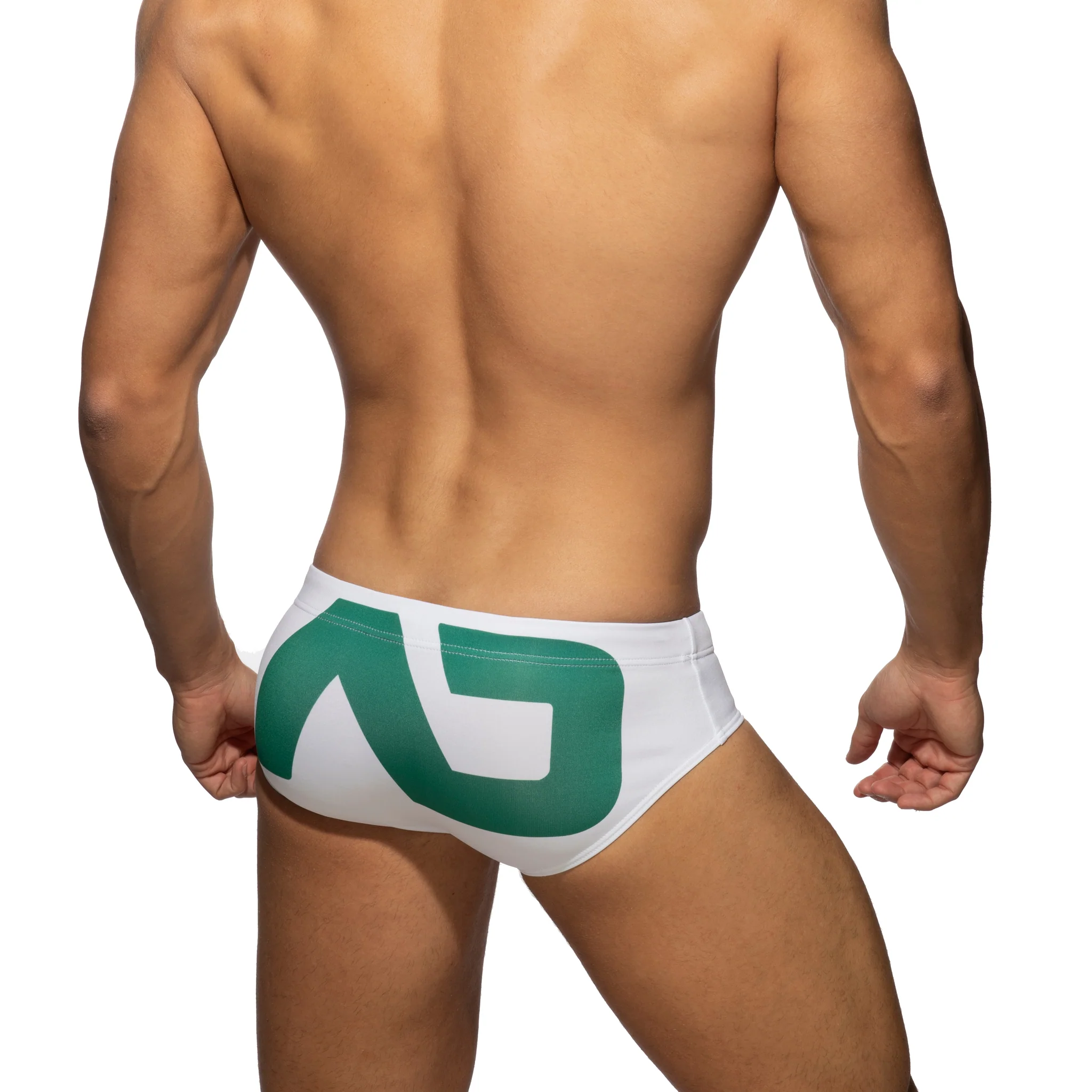Addicted Extra-Large Logo Brief White ADS045 - Image 3
